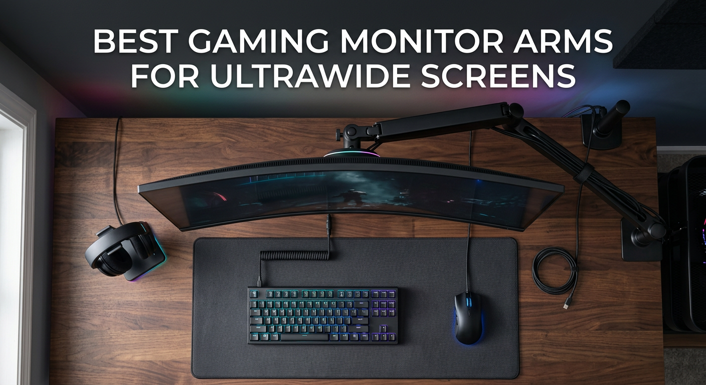 Best Gaming Monitor Arms for Ultrawide Screens
