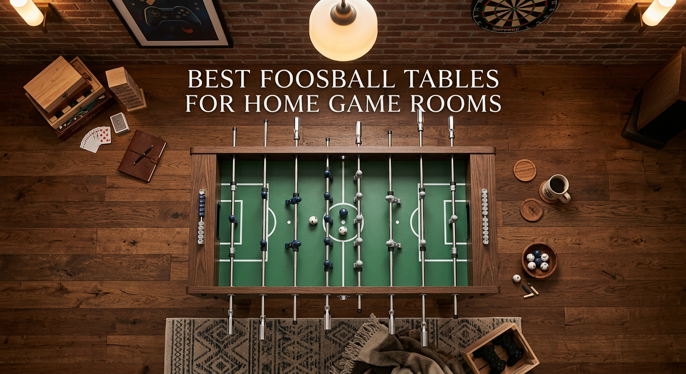 Best Foosball Tables for Home Game Rooms