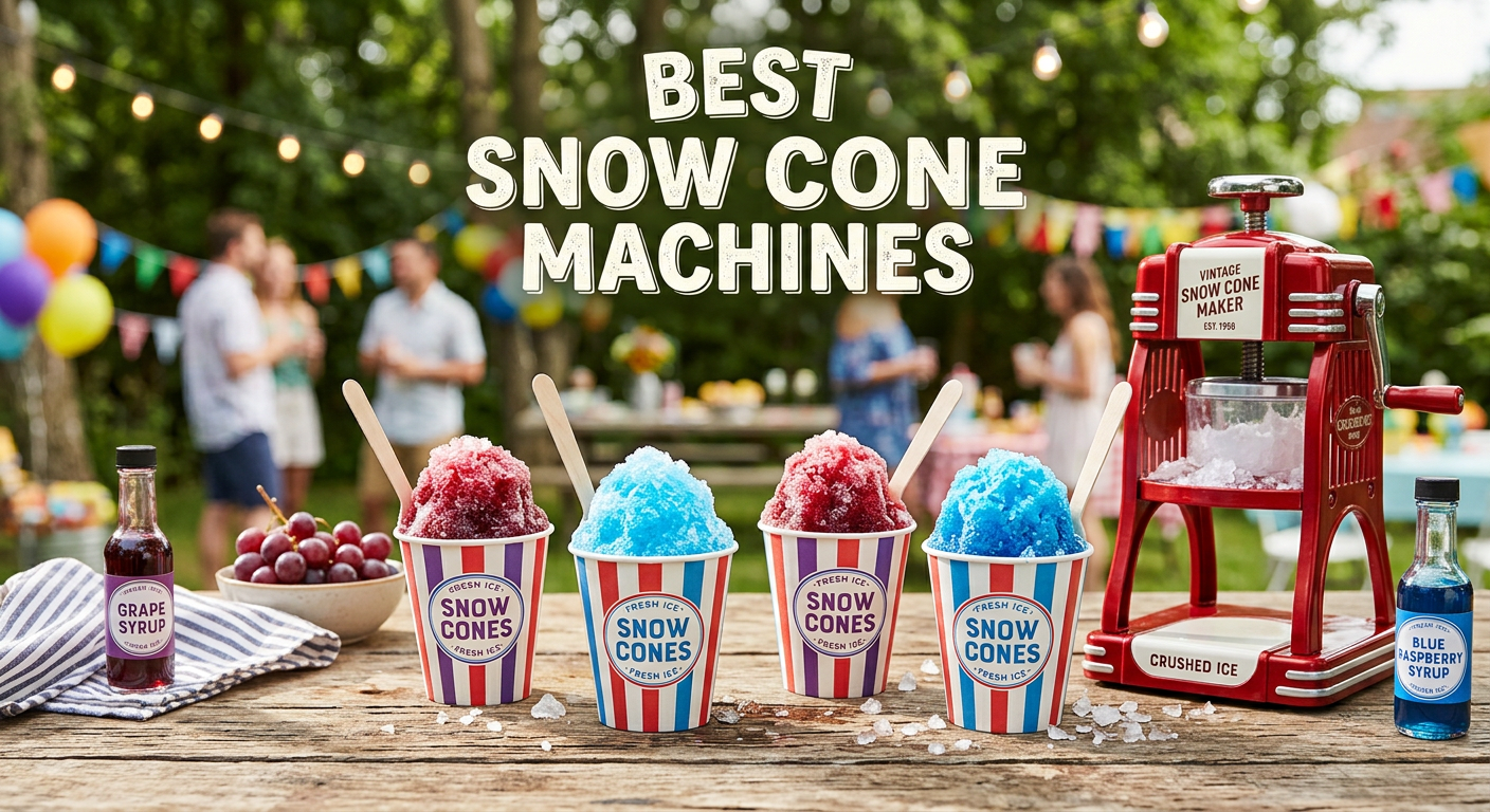 Best Snow Cone Machines for Backyard Fun