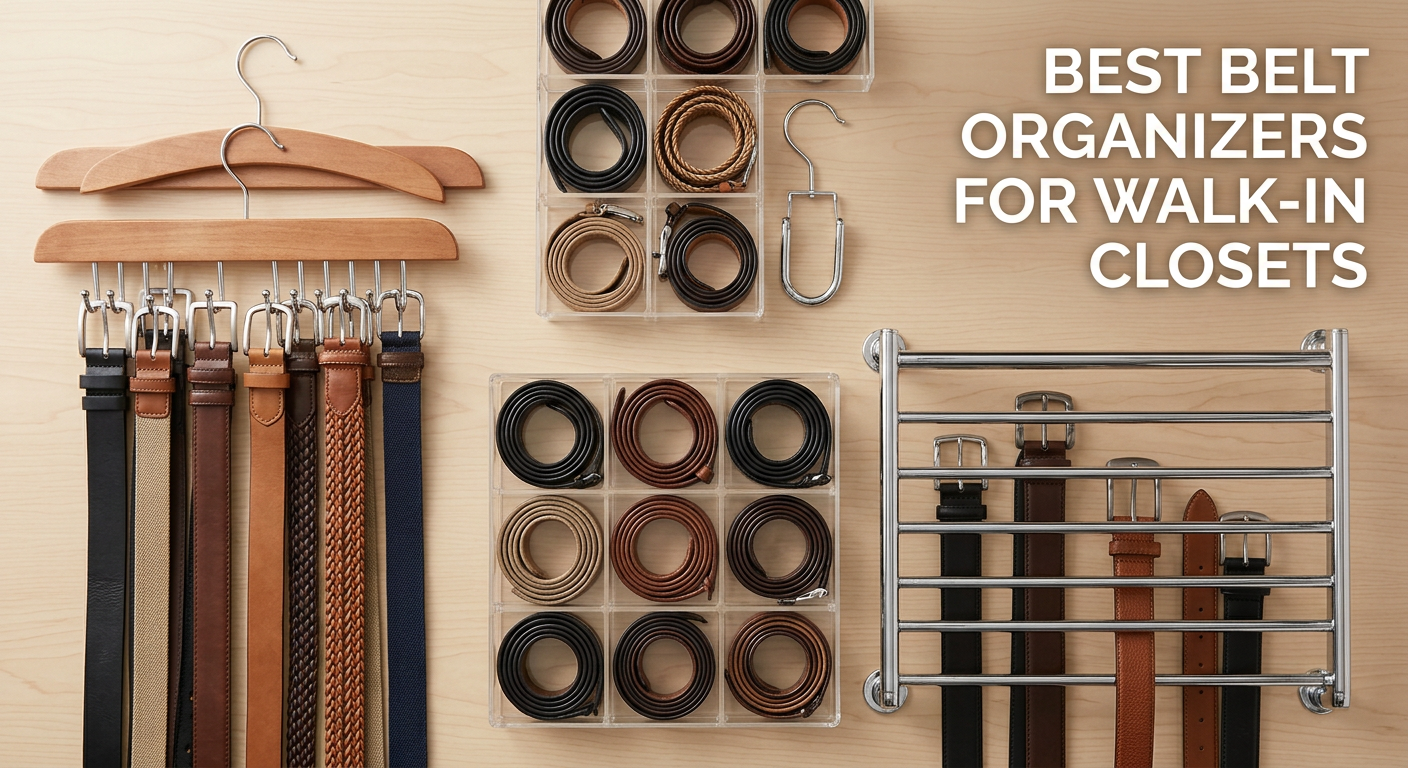 Best Belt Organizers for Walk-In Closets