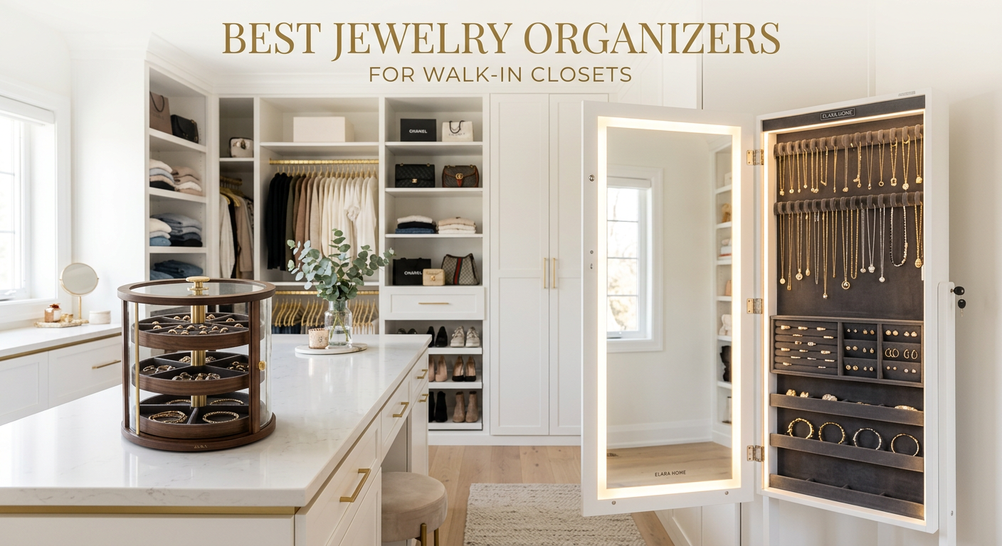 Best Jewelry Organizers for Walk-In Closets