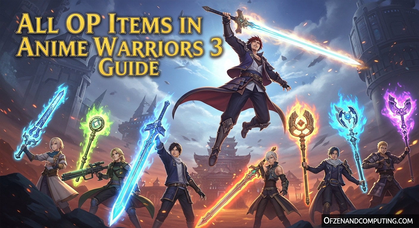 All OP Items in Anime Warriors 3 Guide