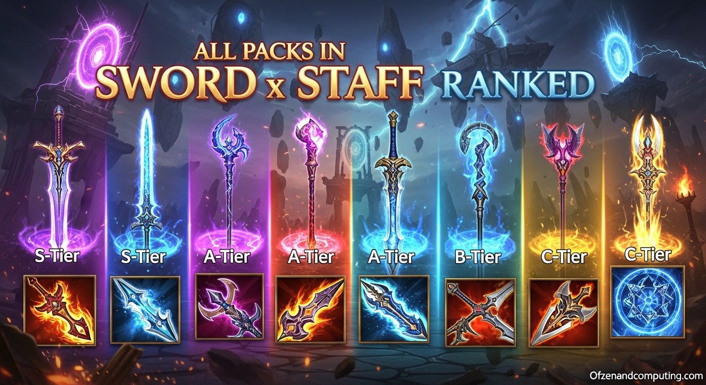 All Packs in Sword x Staff Ranked