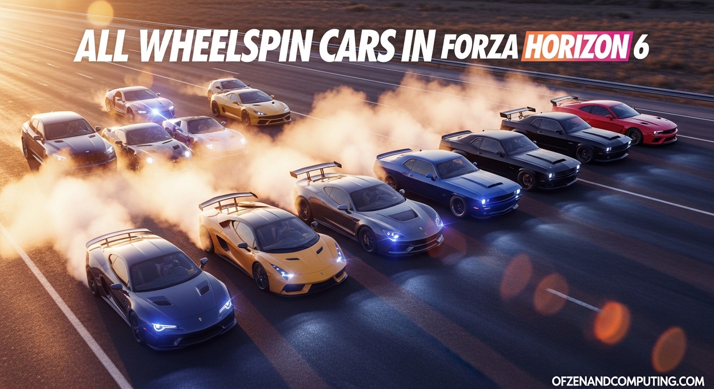 All Wheelspin Cars in Forza Horizon 6