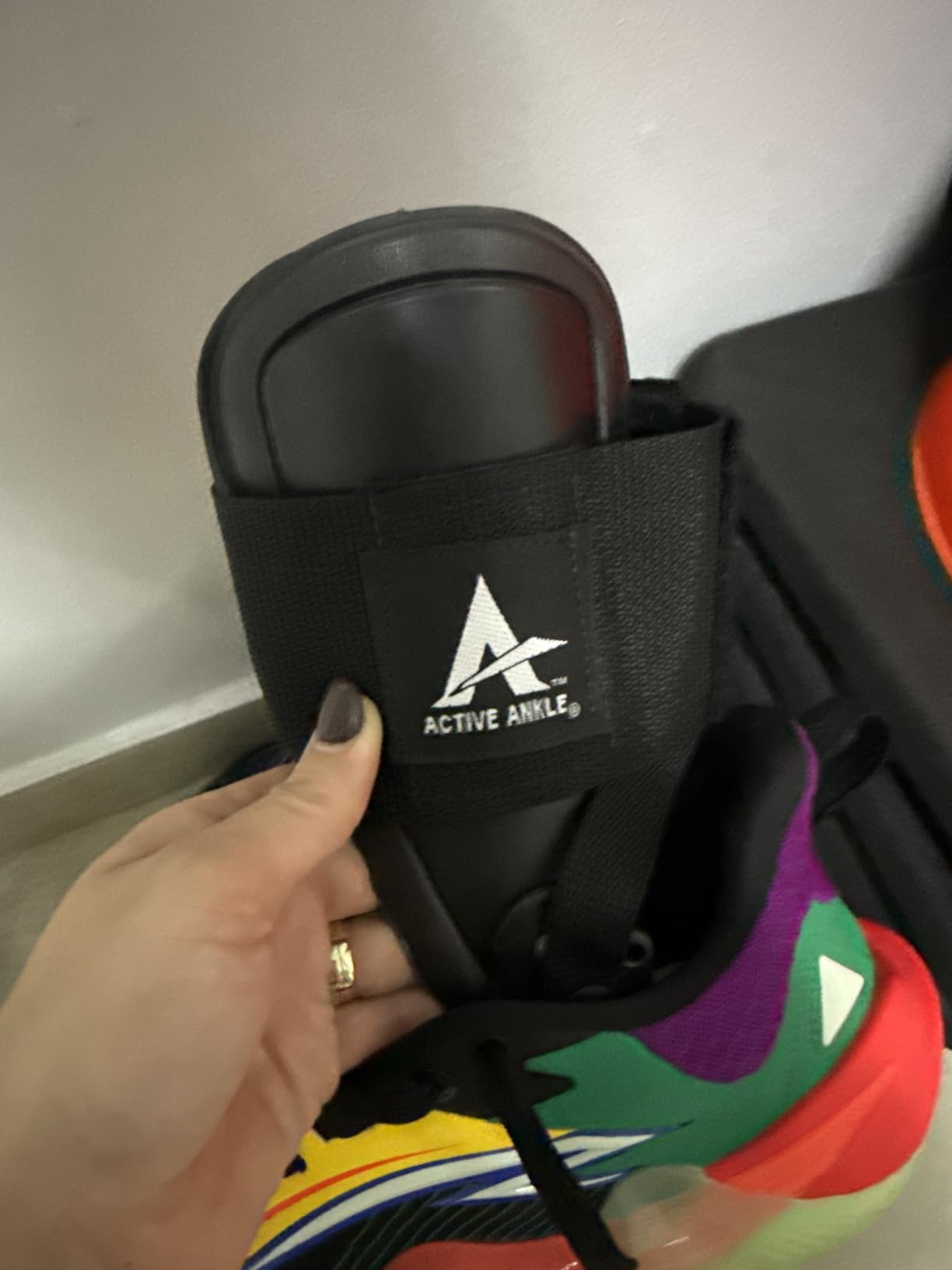 Active Ankle T2 Ankle Brace, Rigid Support for Men & Women, Adjustable Brace for Sprained Ankle, Volleyball & Cheerleading customer photo 2