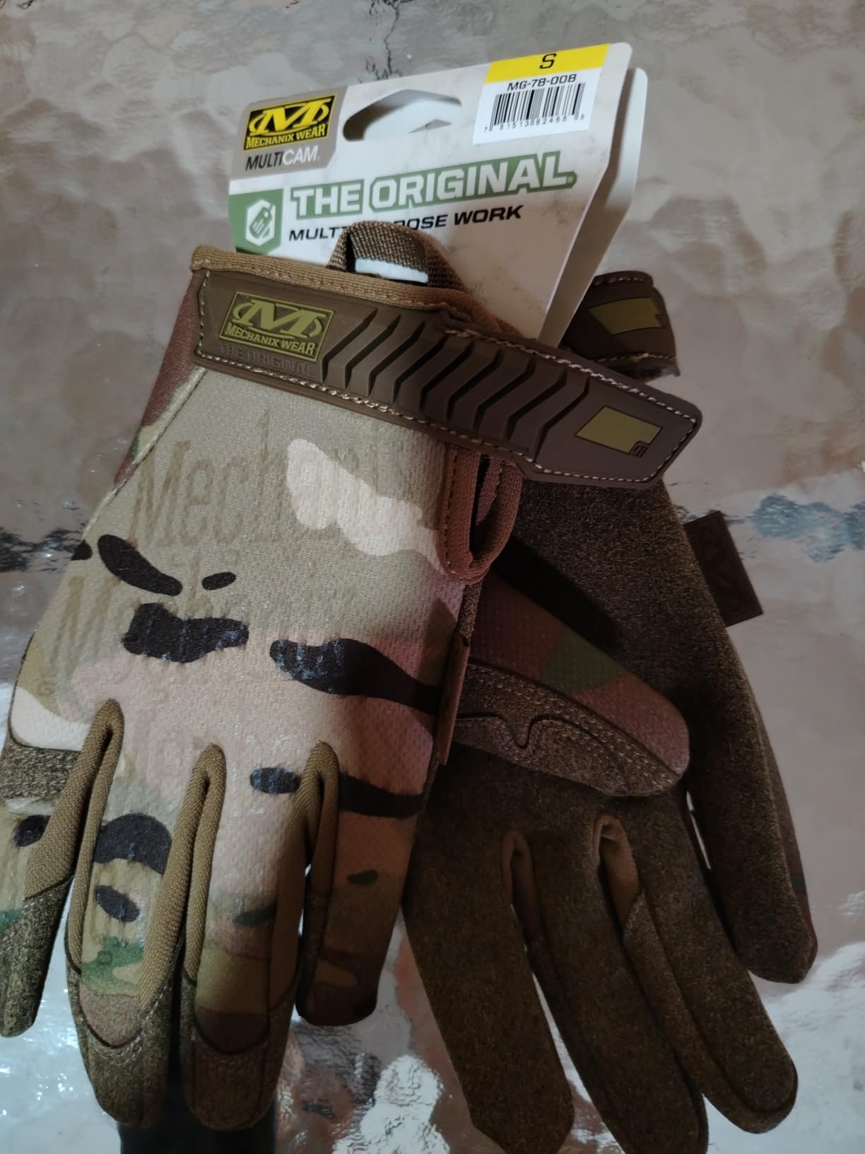 Mechanix Wear Original Tactical Glove - High Performance Anti-Slip Grip Safety Gloves - Impact Resistant & Touchscreen Capable - Small - Covert Black customer photo 2