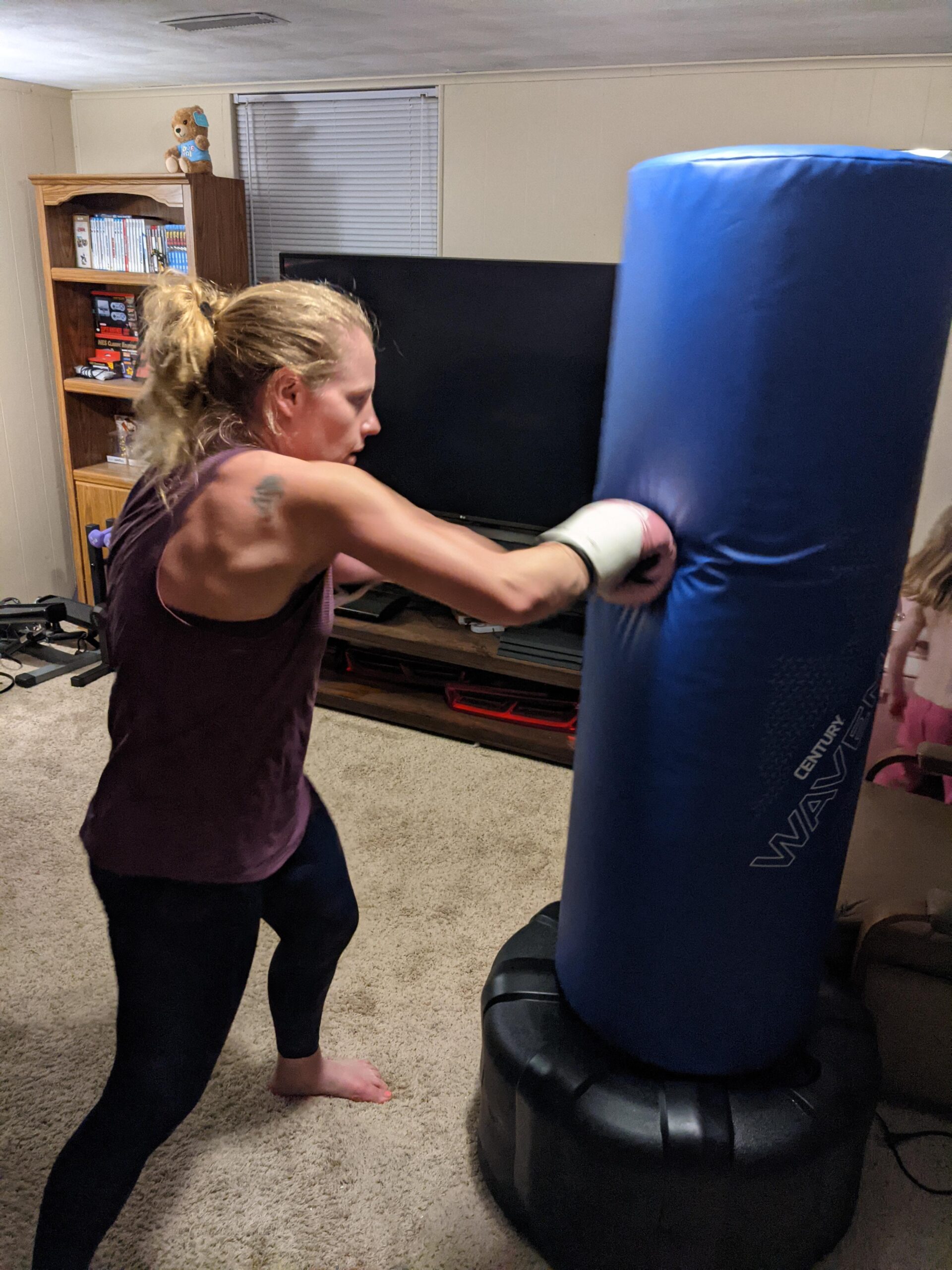Century Wavemaster XXL | Freestanding Punching Bag with Base | Heavy Bag Boxing Martial Arts Kickboxing Bag customer photo 1