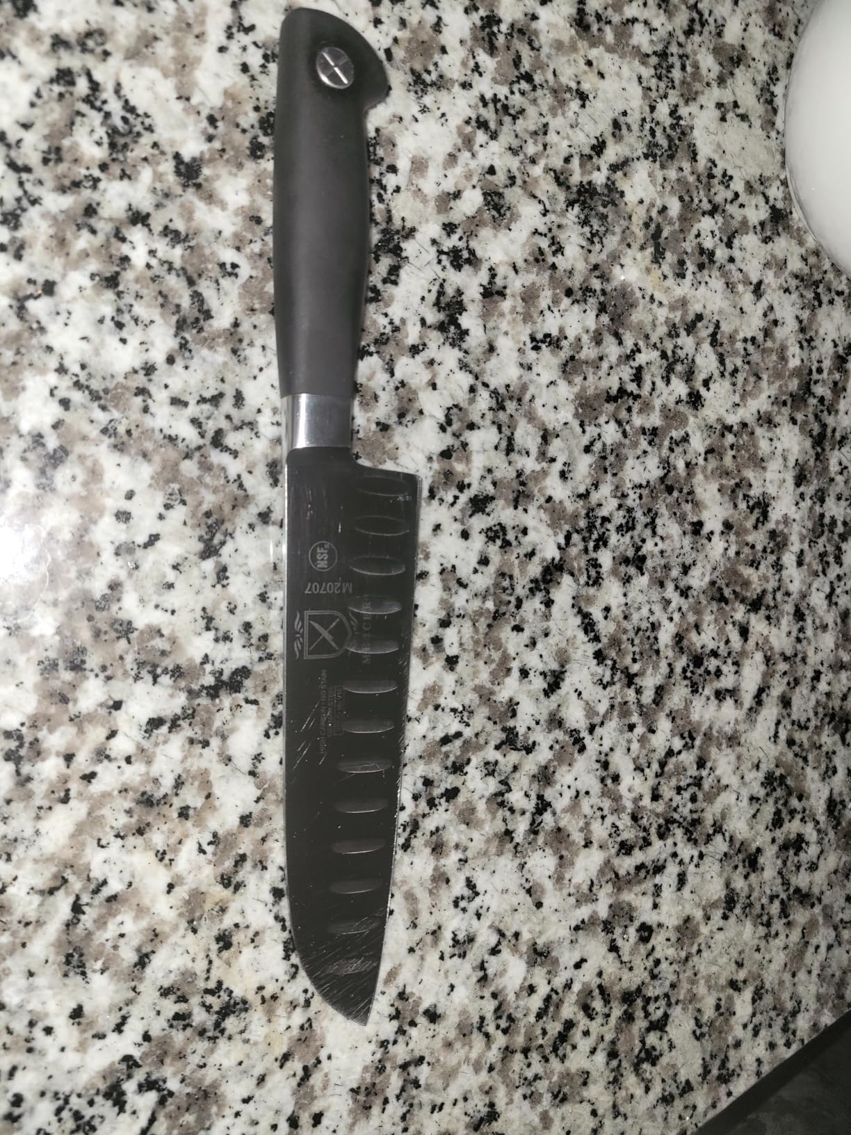 Mercer Culinary M20707 Genesis 7-Inch Santoku Knife, Black customer photo 1