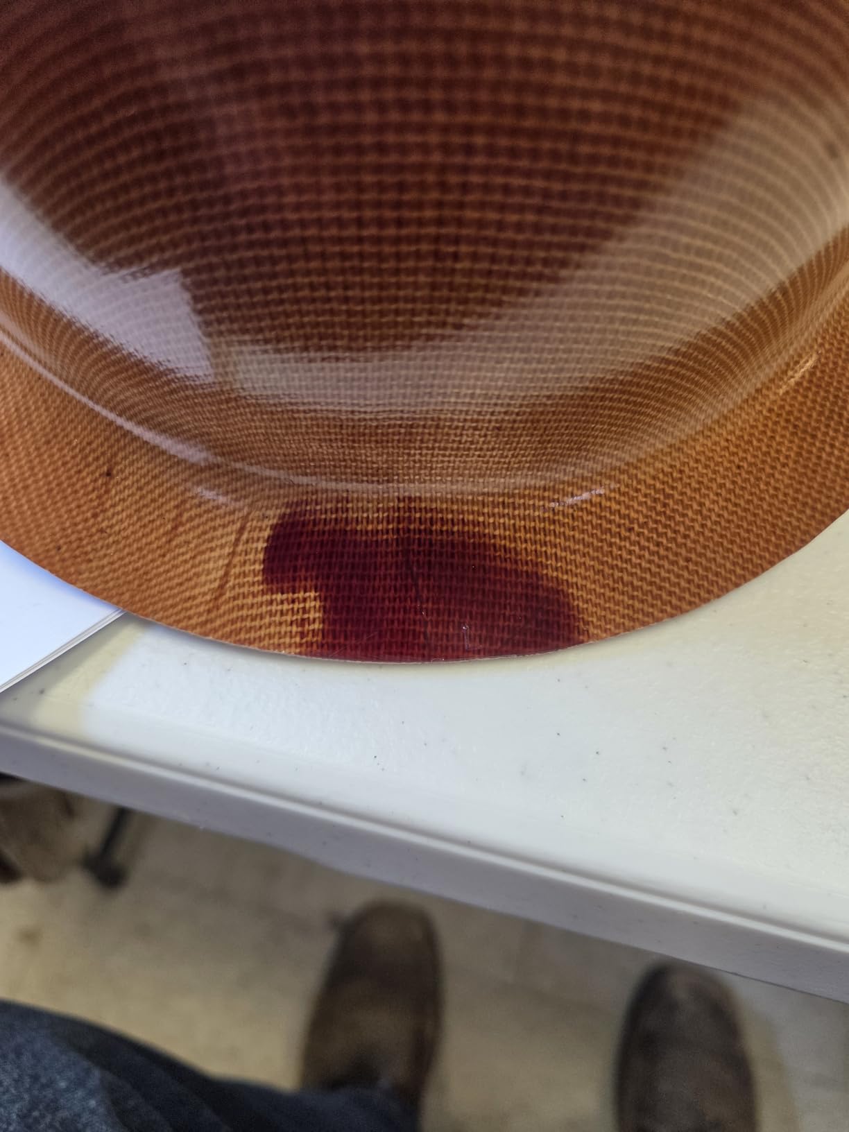 MSA Skullgard Full-Brim Hard Hat with Suspension - Non-Slotted Cap, Made of Phenolic Resin, Radiant Heat Loads up to 350F, Standard Size Hard Hat | Fas-Trac III Ratchet Suspension customer photo 1