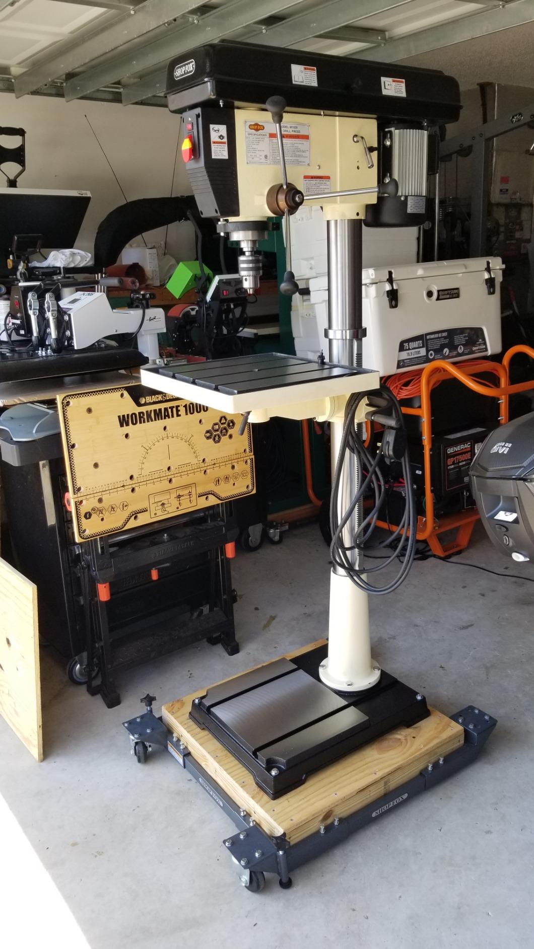 Shop Fox 20 in. 12-Speed Floor Drill Press with 5/8 in. Chuck Capacity M1039 customer photo 1