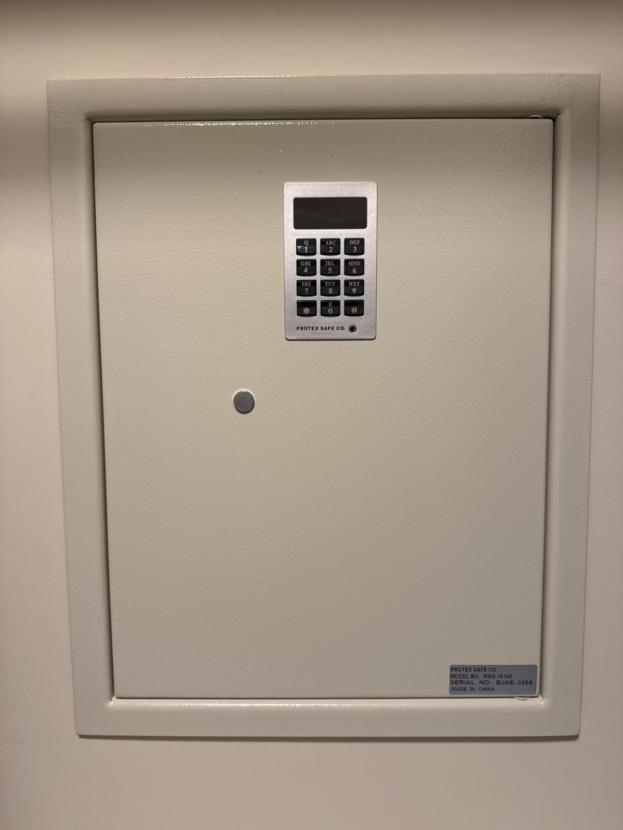 Protex Safe Electronic Keypad Wall Safe (PWS-1814E), Burglary Resistant wall safe customer photo 1