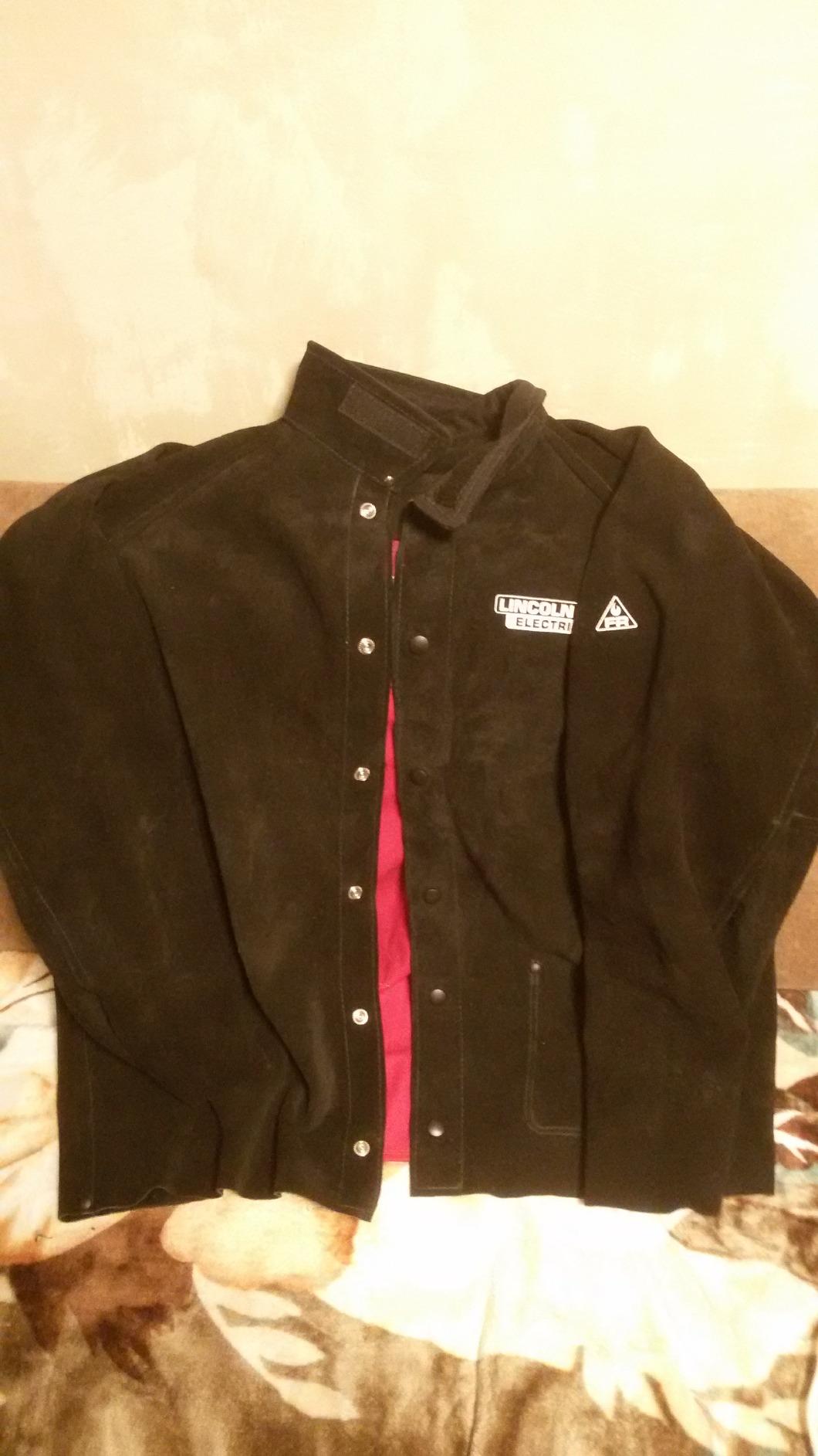 Lincoln Electric Heavy Duty Leather Welding Jacket | Ideal for High Amperage or Out of Position Welding | Medium | K2989-M customer photo 1