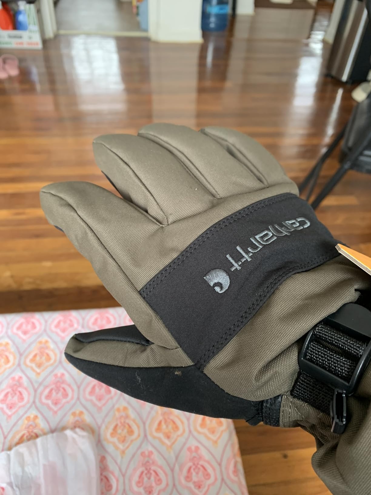 Carhartt Men's Waterproof Insulated Knit Cuff Glove customer photo 2