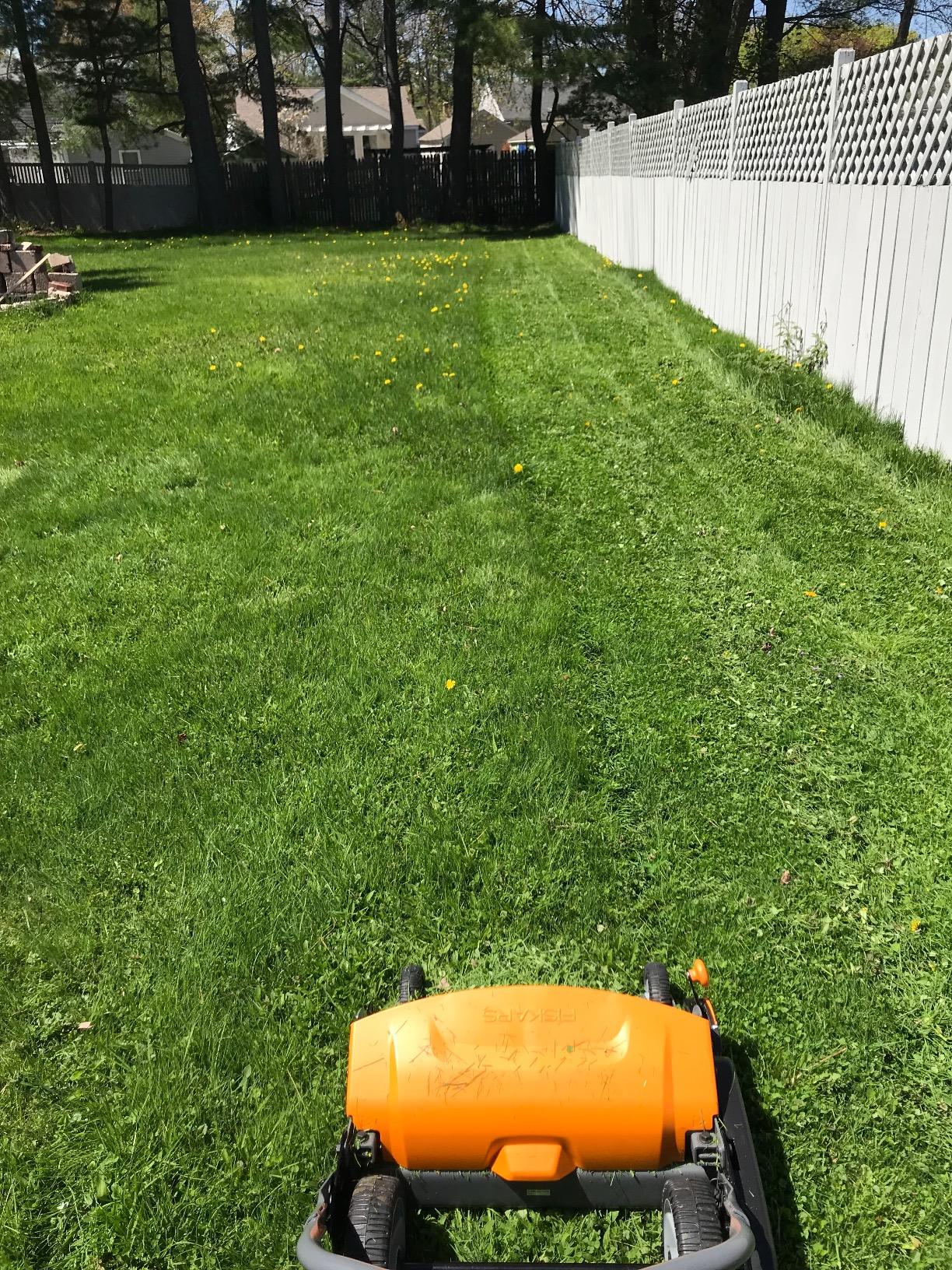Fiskars StaySharp 17-Inch Max Push Reel Lawn Mower customer photo 1
