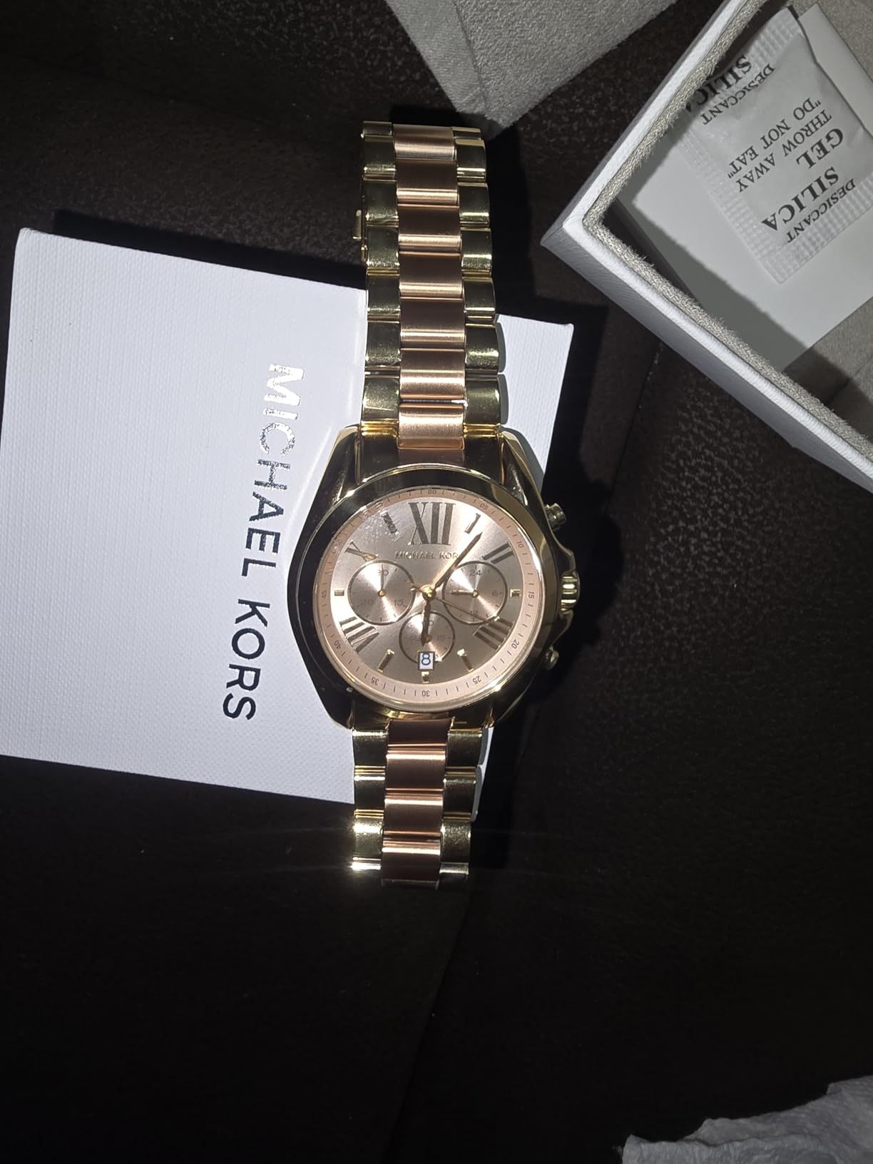 Michael Kors Ladies Mini Bradshaw Watch 36mm Case Size Quartz Chronograph Movement Stainless Steel Bracelet customer photo 1