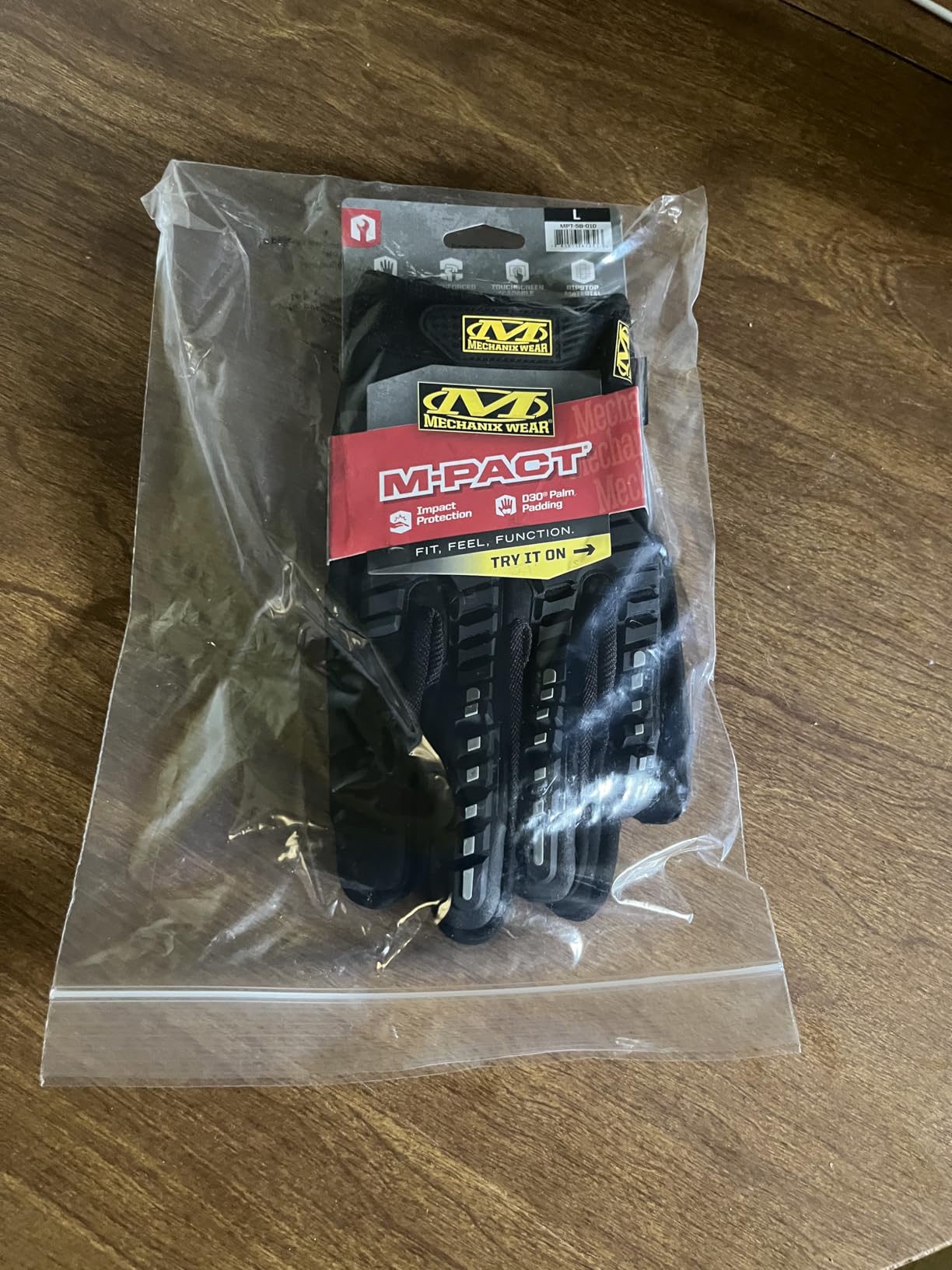 Mechanix Wear M-Pact Impact Resistant Work Gloves - Durable Safety Gloves for Men - Touchscreen Capable - Machine Washable - Breathable - Medium - Black customer photo 2