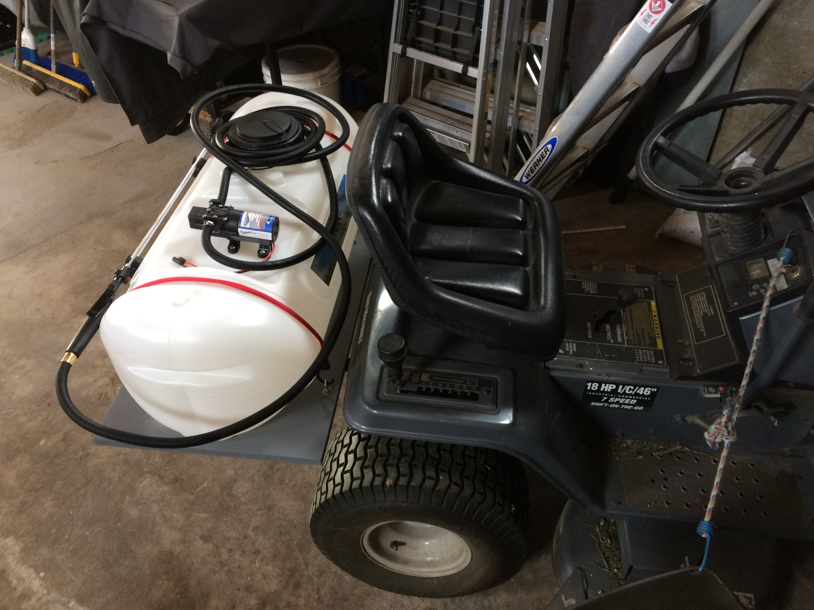 Master Mfg 15-Gallon UTV & ATV Spot Sprayer - 1.0GPM, 40PSI Max customer photo 1