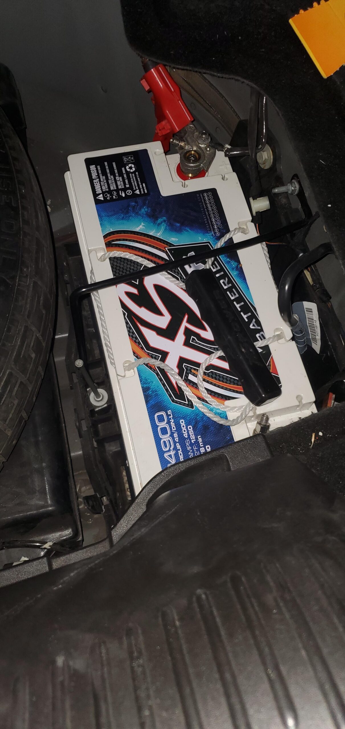 XS Power D4900 12V BCI Group 49 AGM Battery (Max Amps 4,000A, CA: 1075 Ah: 80, 3000W / 4000W) customer photo 1