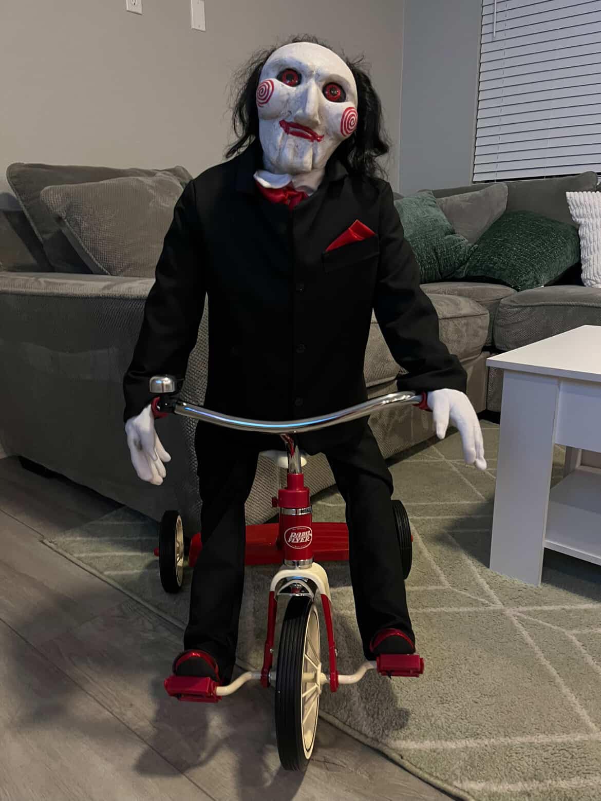 Radio Flyer Classic 10 Inch Toddler Tricycle with Rubber Tires and Steel Frame, Red customer photo 2