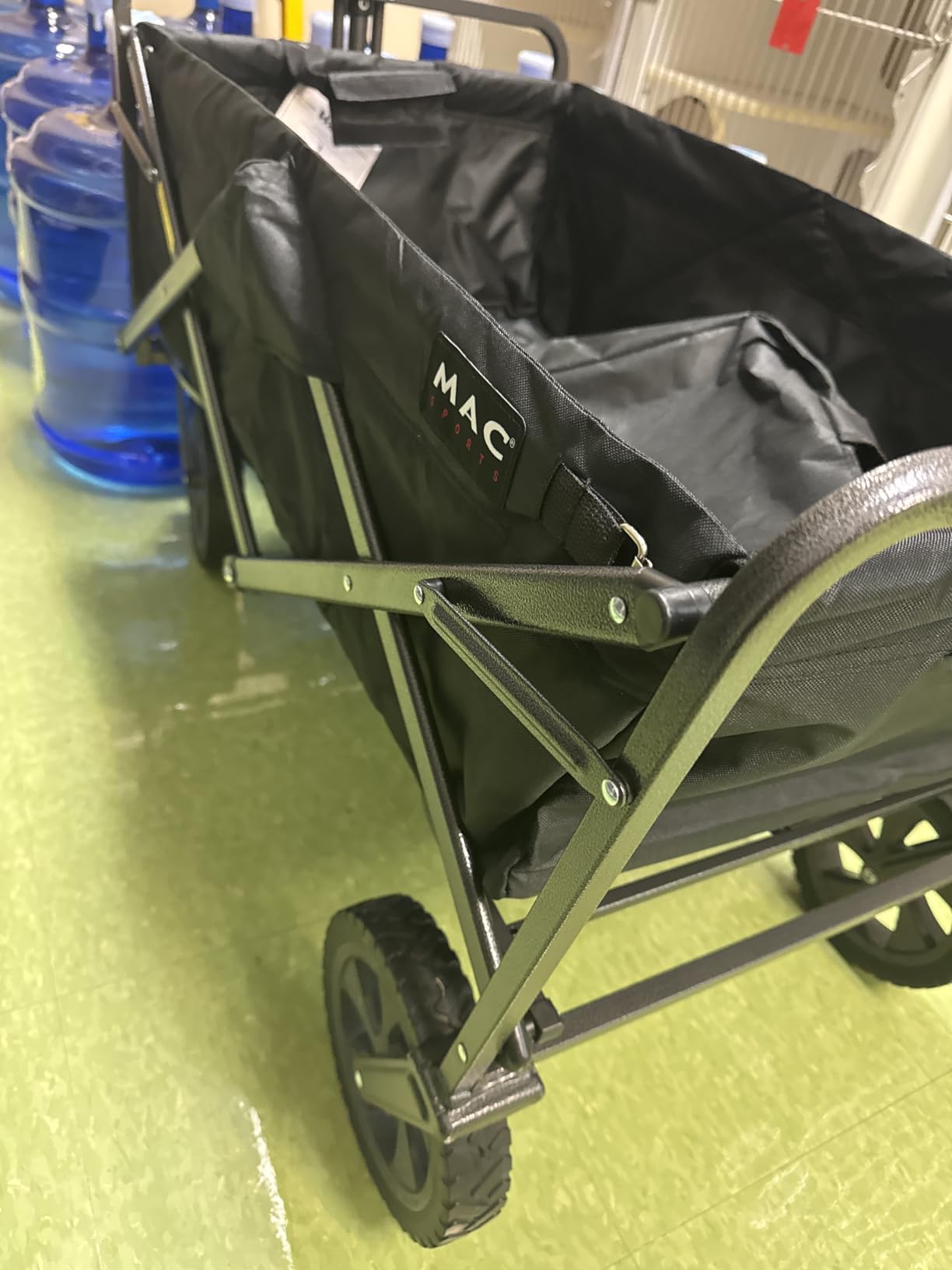 Mac Sports Heavy Duty Steel Frame Collapsible Folding 150 Pound Capacity Outdoor Camping Garden Utility Wagon customer photo 2