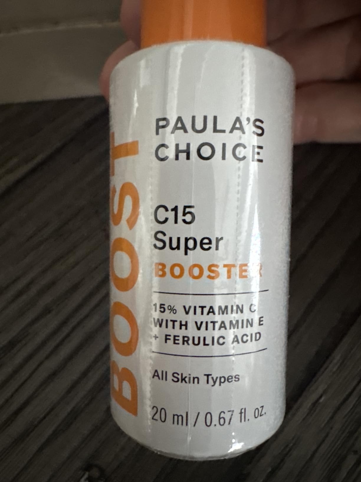 Paula's Choice BOOST C15 Super Booster, 15% Vitamin C Serum for Face, Face Serum with Vitamin E & Ferulic Acid for Discoloration & Glow, Fragrance-Free customer photo 2