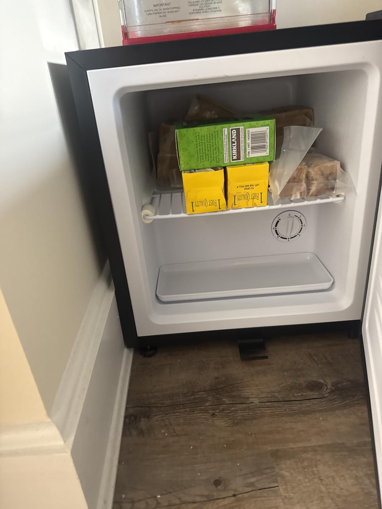 Whynter Upright Freezer with Lock, 2.1 Cu. Ft. Small Freezer Mini Freezer for Bedrooms, Dorms, Garages, Offices CUF-210SS, Stainless Steel Energy Star customer photo 2