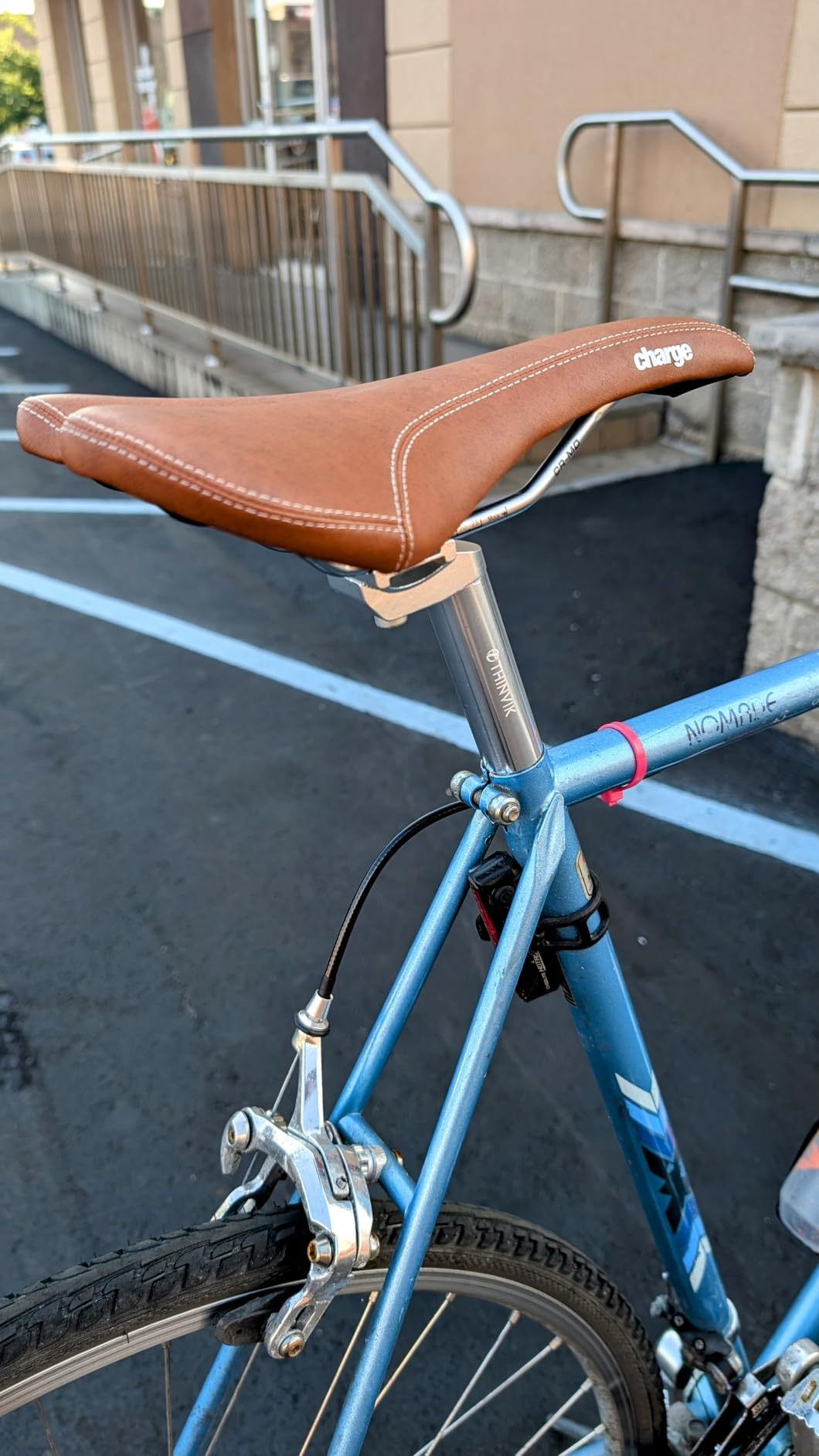 Charge Bikes Spoon Saddle - CrMo - dk Brown - Ergonomic Mountain Bike Seat customer photo 1
