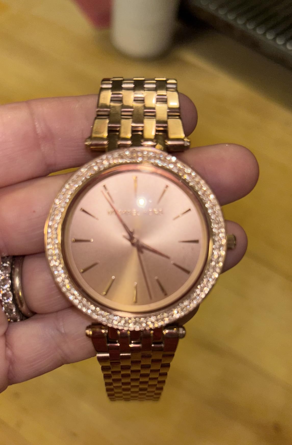 Michael Kors Darci Women's Watch, Stainless Steel and Pavé Crystal Watch for Women customer photo 2