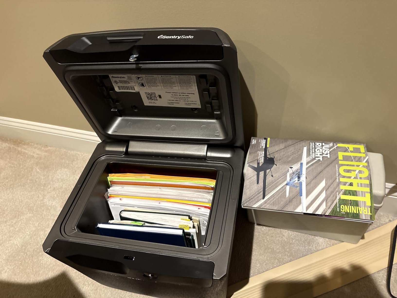 SentrySafe Fireproof and Waterproof Lock Box, FHW40100 customer photo 1