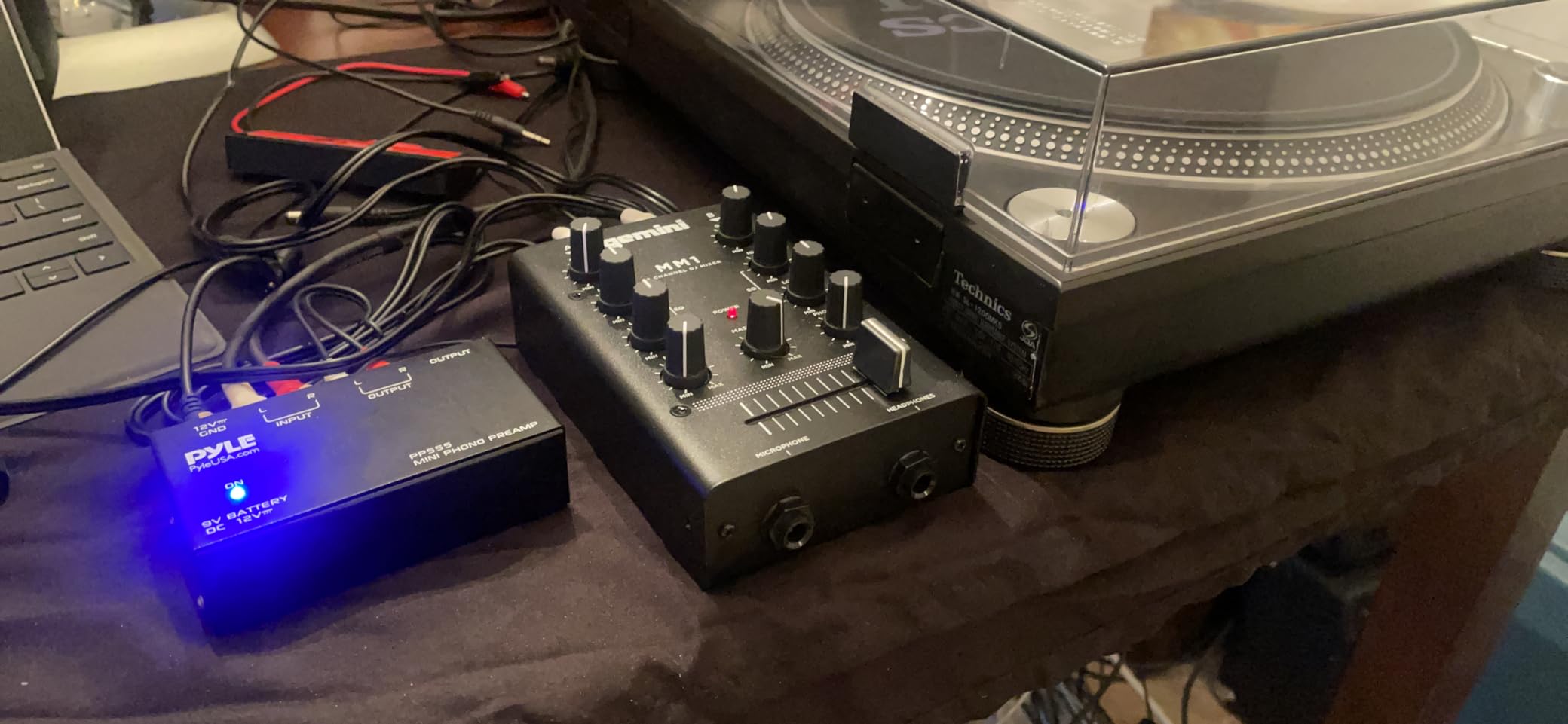 Gemini Portable 2-Channel DJ Mixer - MM1, Pocket-Sized Mini Audio Mixer with RCA, Mic & Headphone Jacks, Pro Crossfader & EQ customer photo 1