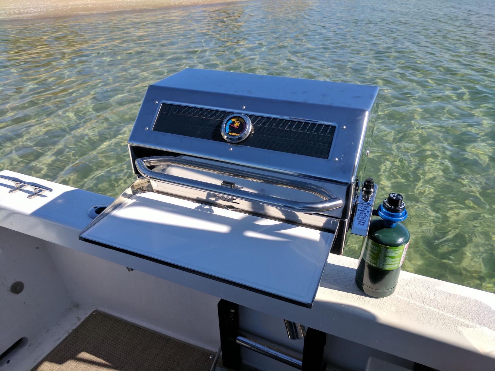 Magma Catalina 2 Infra Red Stainless Steel Portable Gas Grill A10-1218-2GS- 12,500 BTU Small Propane Grill for Outdoor, Camping, Marine Use - 12
