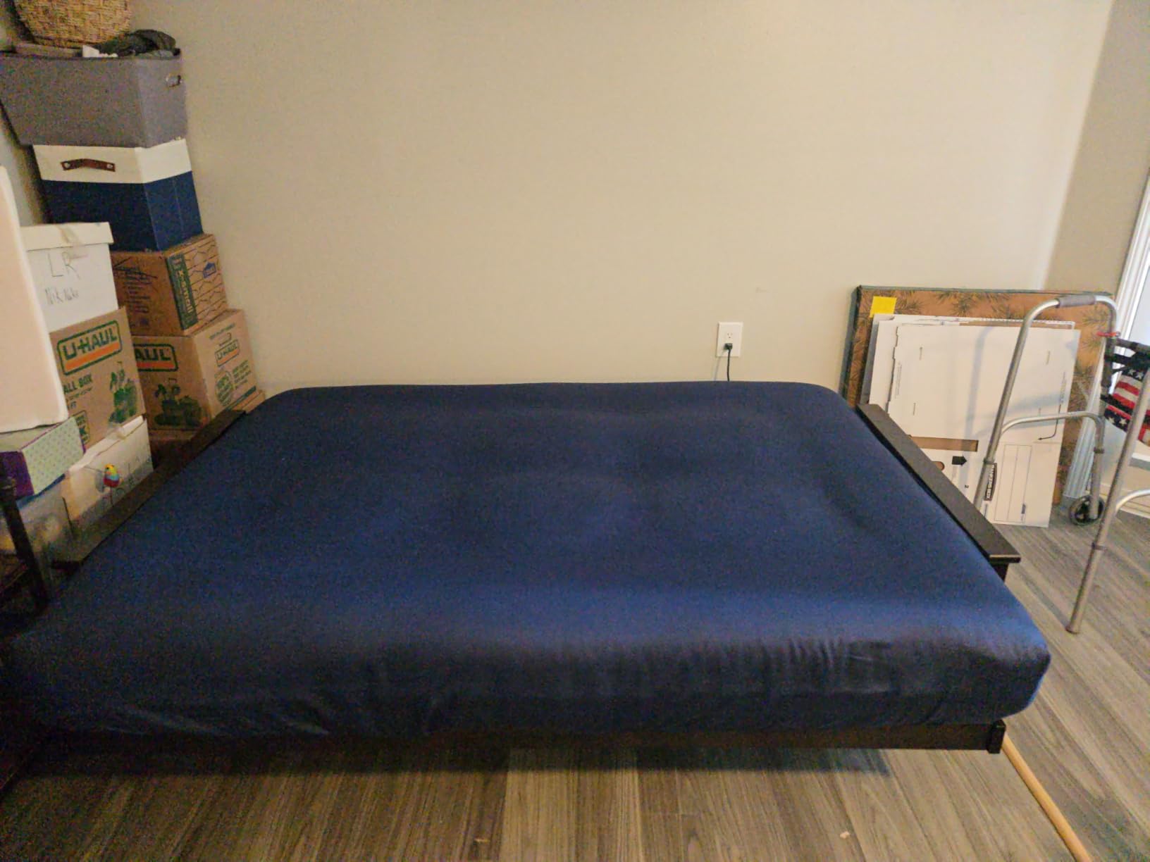 Royal Sleep Products by The Futon Factory | 10 inch Pocket Coil Futon Mattress - Navy Color - Full Size - CertiPUR Certified Foam - Made in USA - Frame Not Included customer photo 2