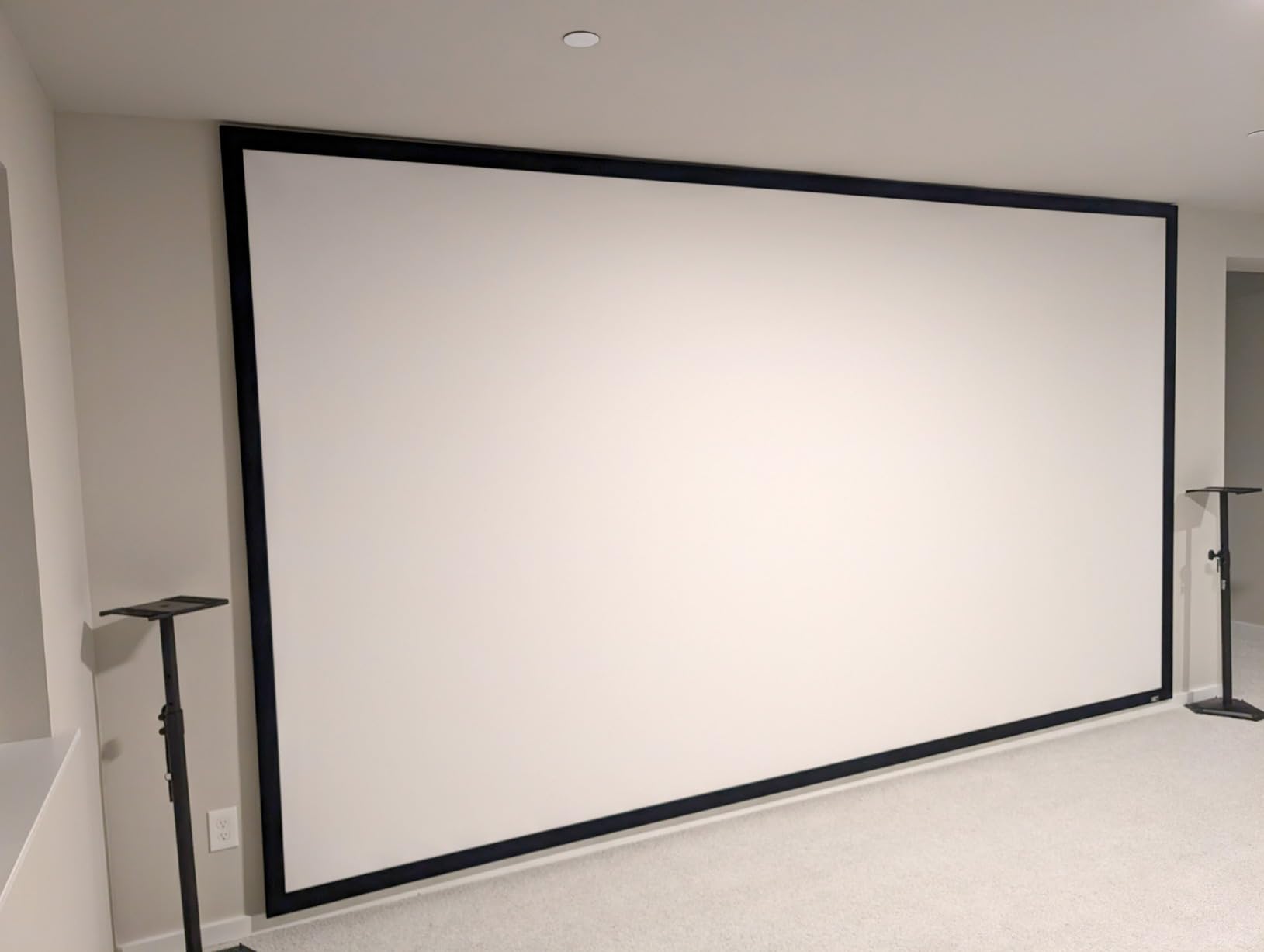 Elite Screens Sable Frame 2, 100-Inch Fixed Frame Projector Screen, 16:9 8K/4K Ultra HD & Active 3D Ready, ISF-Certified Material, ER100WH2 customer photo 1