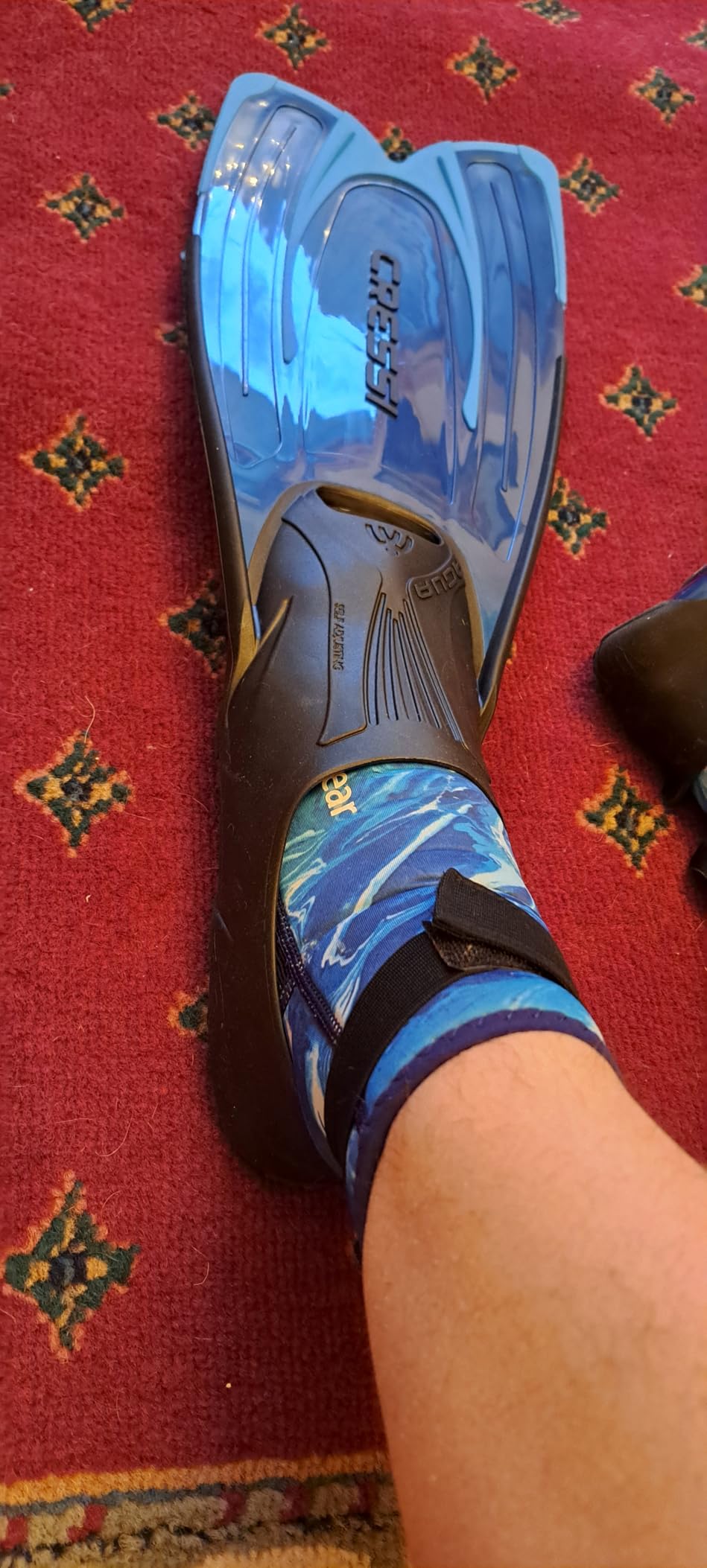Cressi Agua Full Foot Pocket Fins customer photo 2