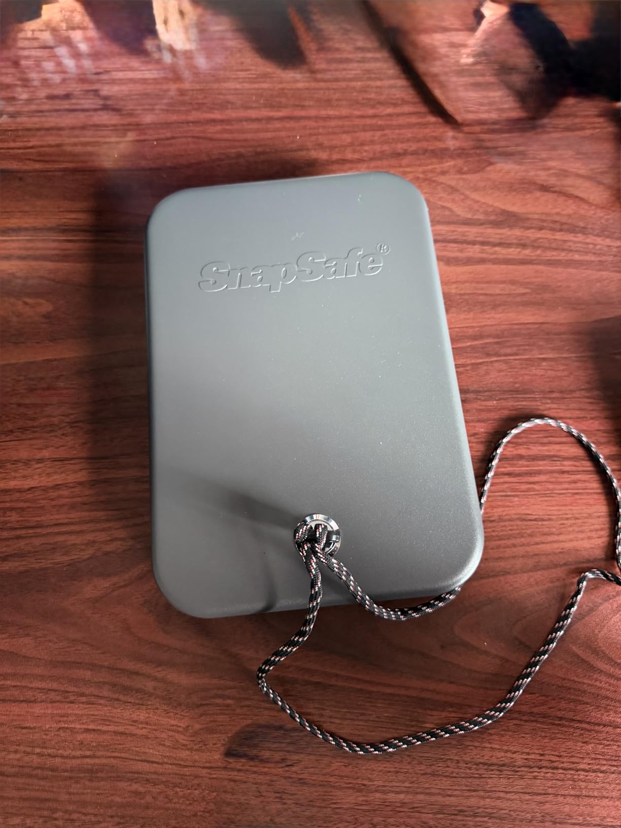 SnapSafe Portable Lock Box for Guns and Valuables, 2 Pack - Includes 2 Lock Boxes (Keyed Alike), 4 Keys and 1500 Pound Patented Security Cable - Thick 16-Gauge Steel - An Ideal Car Gun Safe customer photo 1