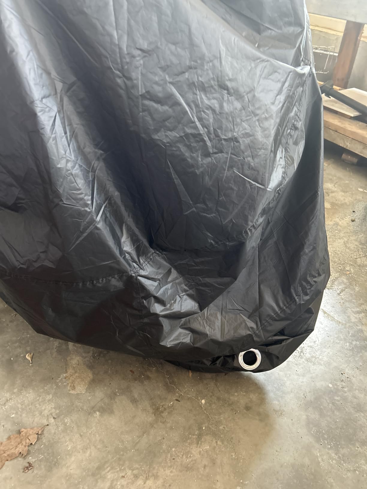 XYZCTEM All Season Black Waterproof Sun Motorcycle Cover,Fits up to 108