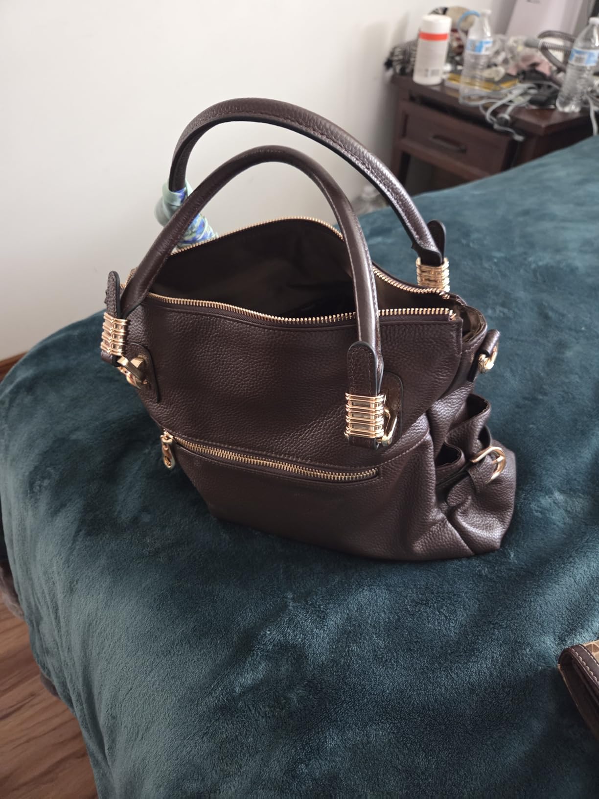 Kattee Soft Women Genuine Leather Purses and Handbags Satchel Tote Shoulder Bag customer photo 1