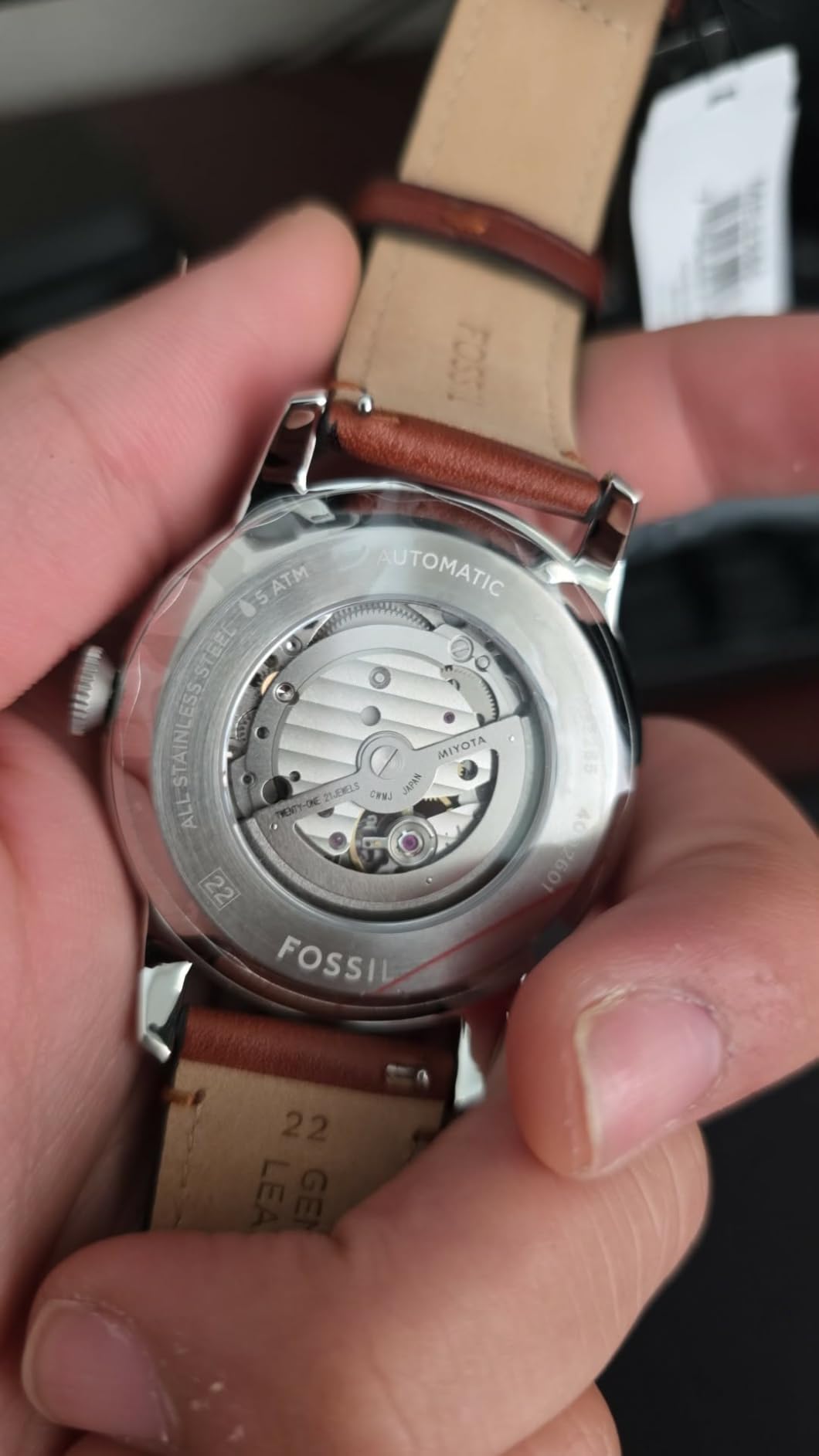 Fossil Men's Townsman Automatic Stainless Steel Watch customer photo 2