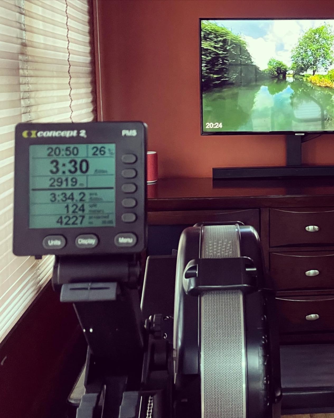 Concept2 RowErg Indoor Rowing Machine with Tall Legs - PM5 Monitor, Device Holder, Adjustable Air Resistance, Easy Storage customer photo 2