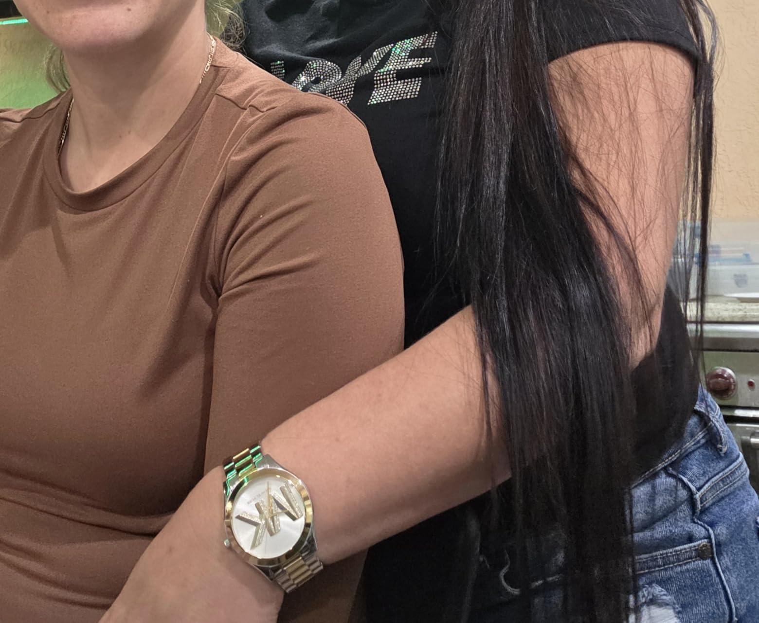 Michael Kors Slim Runway Women's Watch, Stainless Steel Bracelet Watch for Women customer photo 2