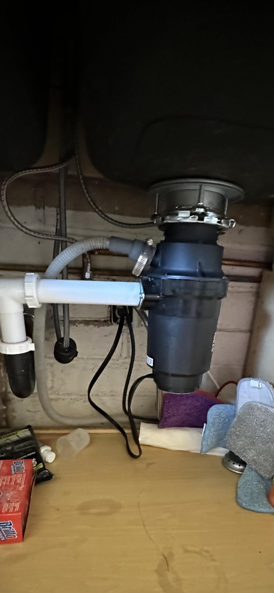 Moen Prep Series PRO Continuous Feed Compact Garbage Disposal for Kitchen Sink with Power Cord, GXP50C customer photo 1