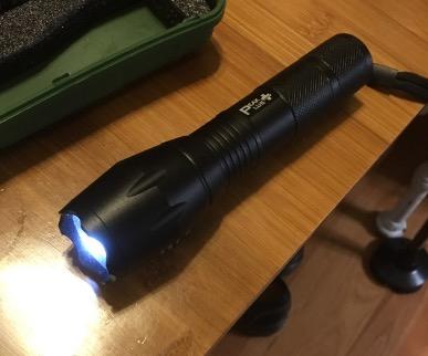 PeakPlus Rechargeable Tactical Flashlight LFX1000 (Rechargeable Battery and Charger Included) - High Lumens LED, Super Bright, Zoomable, 5 Modes, Water Resistant - Best Camping, Emergency Flashlights customer photo 2