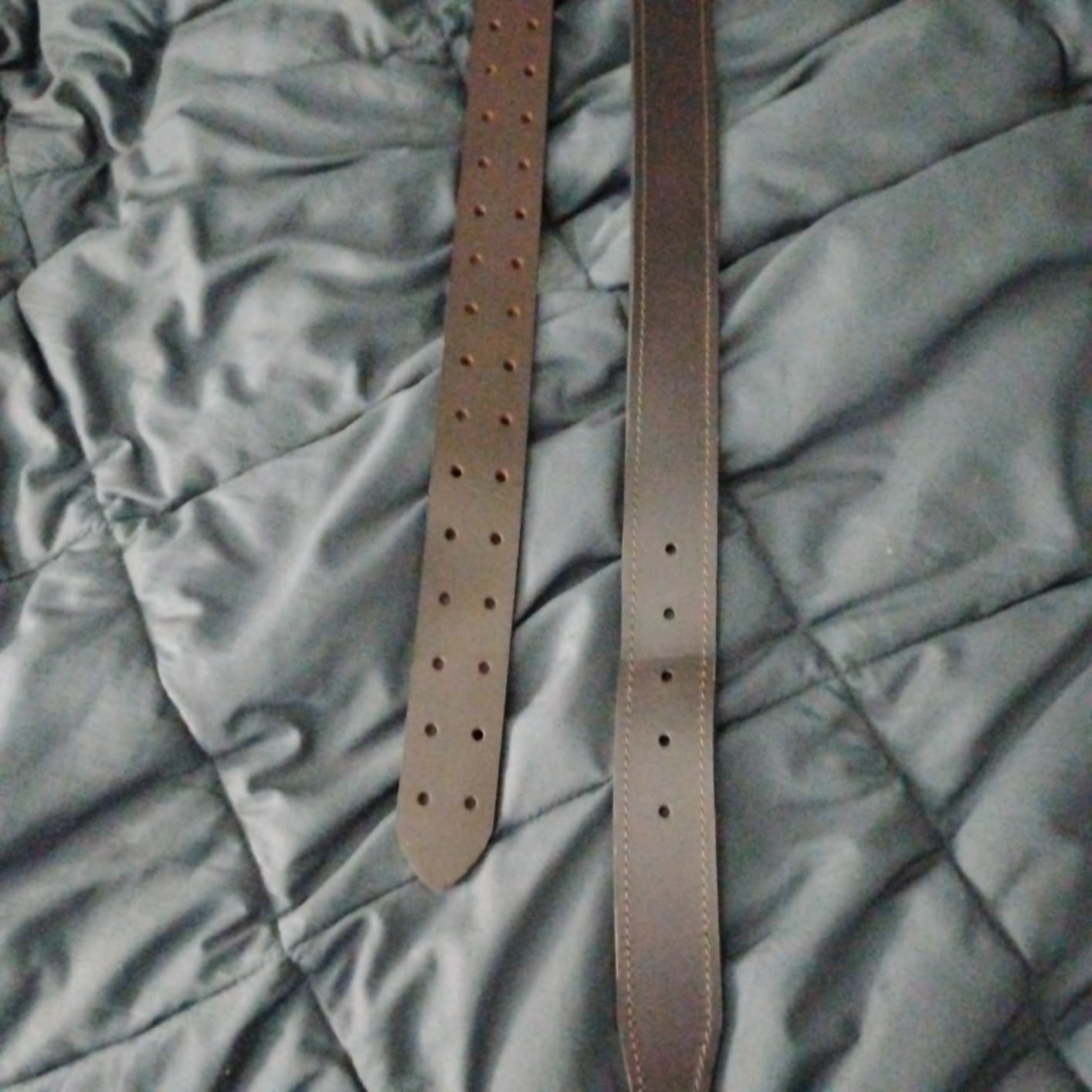Dickies Men's Double Prong Leather Work Belt - Fully Adjustable, Regular & Big and Tall Sizes customer photo 1