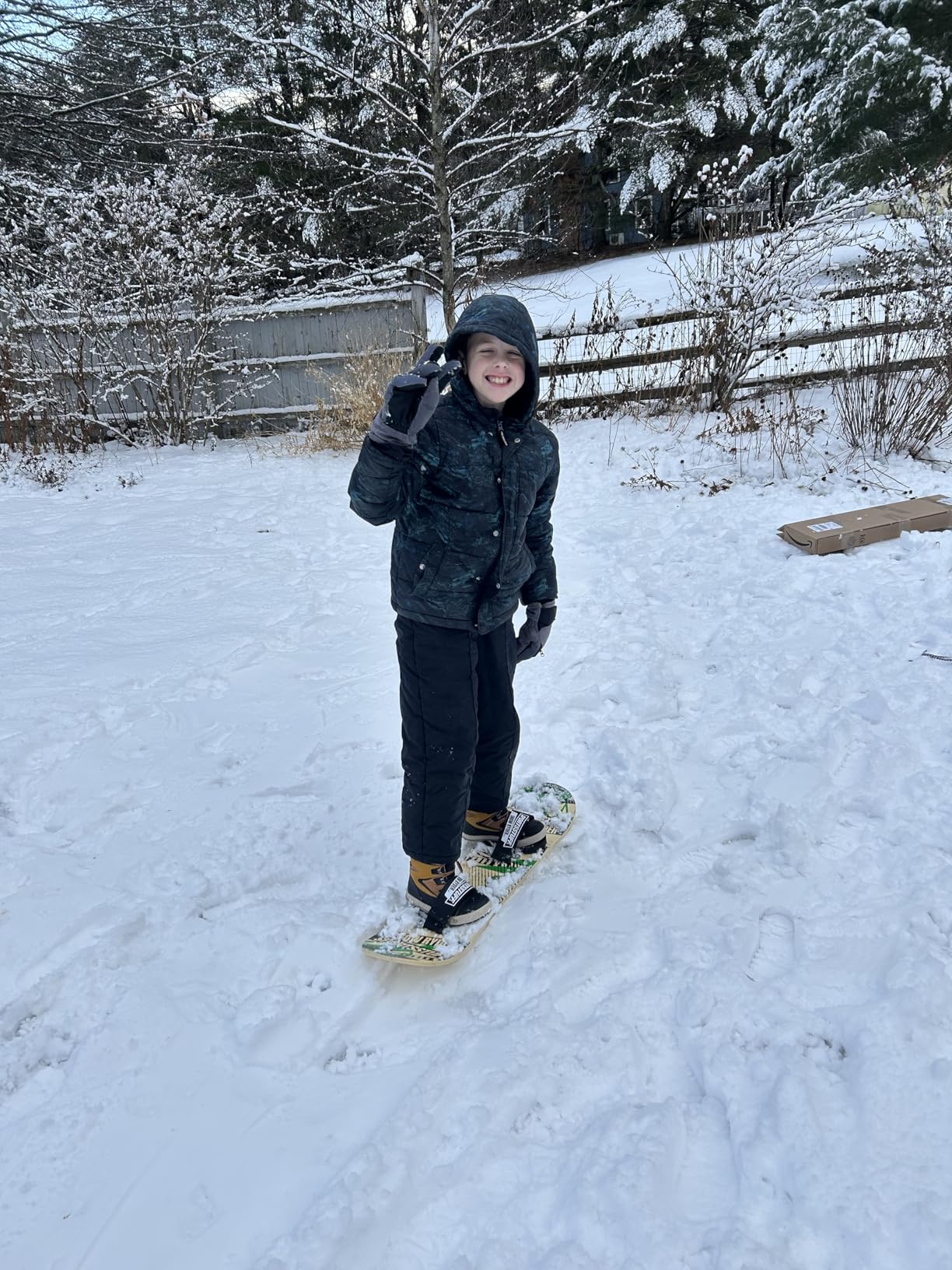 SportsStuff Wood Snowboards/Snow Sleds - Beginner Kids Winter Sports Accessories customer photo 1
