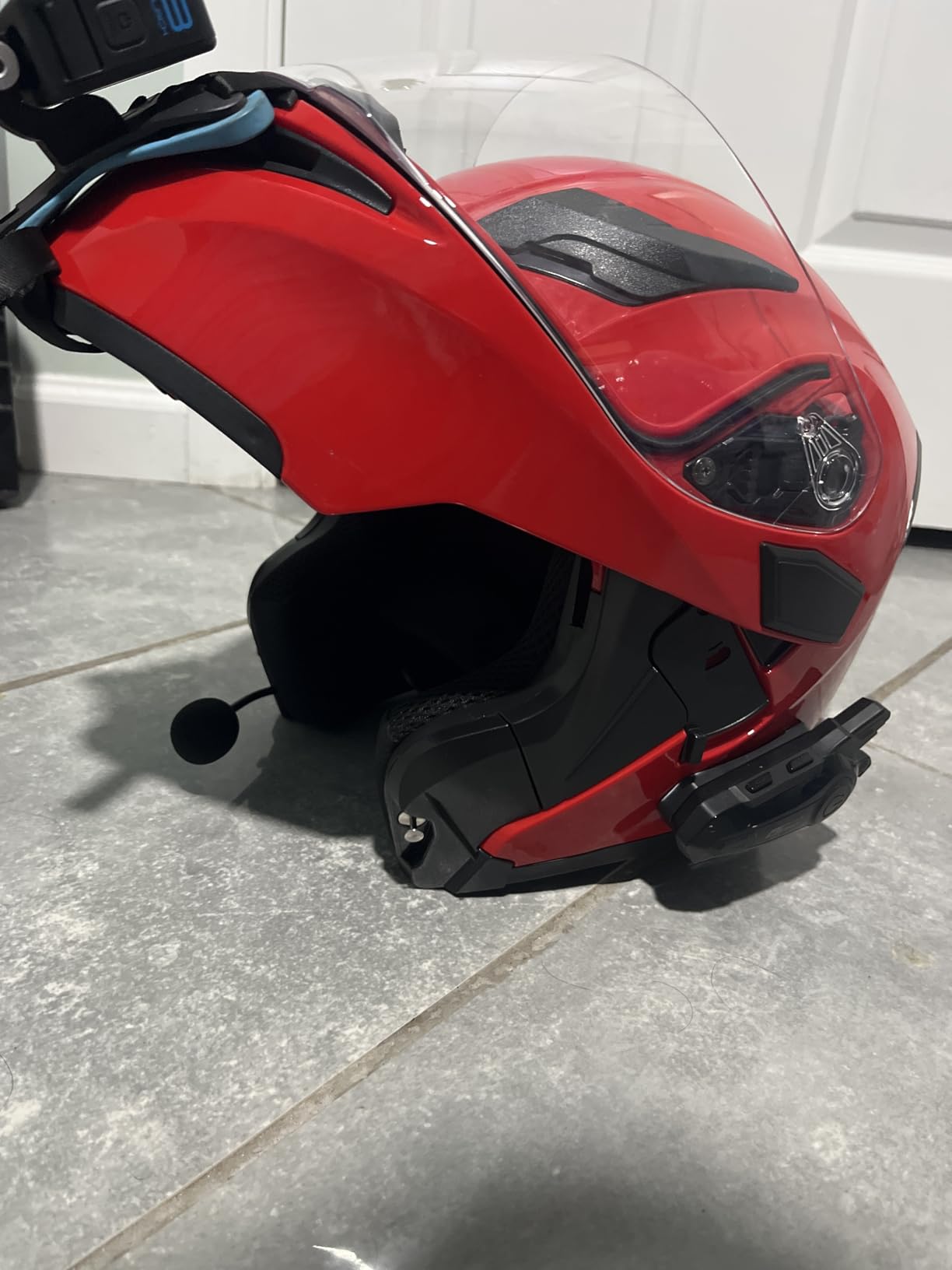 ILM Motorcycle Dual Visor Flip up Modular Full Face Helmet DOT Model 902/902L customer photo 2