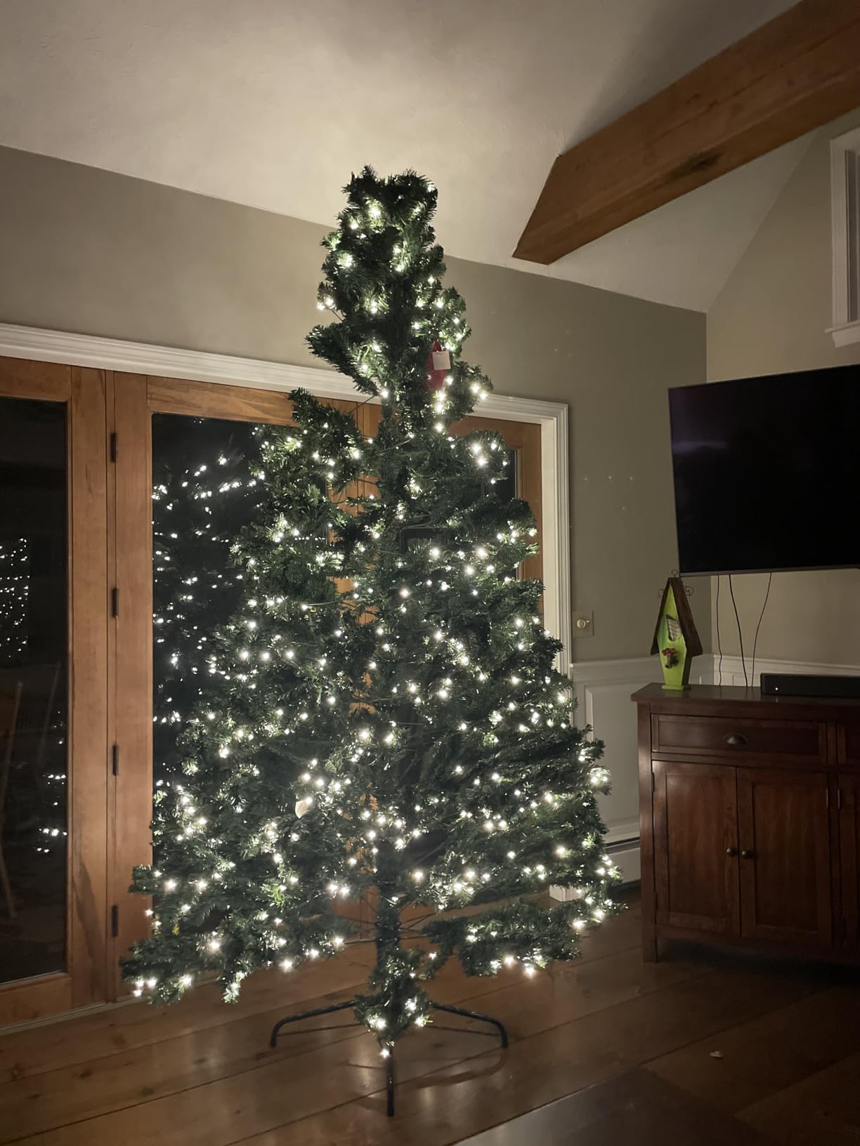 Best Choice Products Artificial Christmas Tree, 7.5ft Premium Pre-Lit Realistic Spruce Holiday Decor w/Dense Branches, Metal Base - Green Spruce customer photo 1
