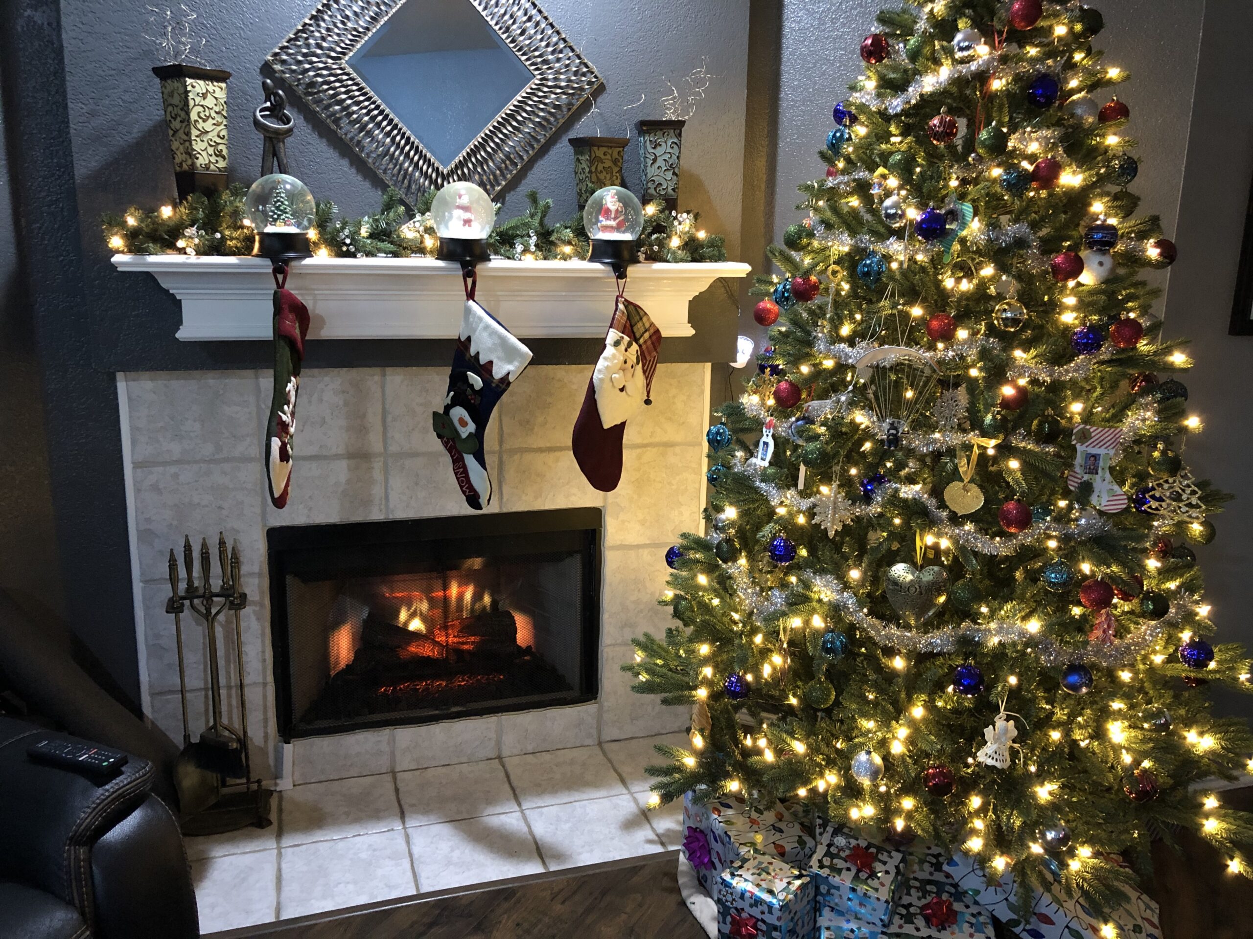 Dimplex Revillusion Electric Fireplace Log Insert - 25 Inch Faux Wooden Logs, Plug in Electric Heater + Glowing Ash Mat; Remote Control Included - Supplemental Zone Heat customer photo 2