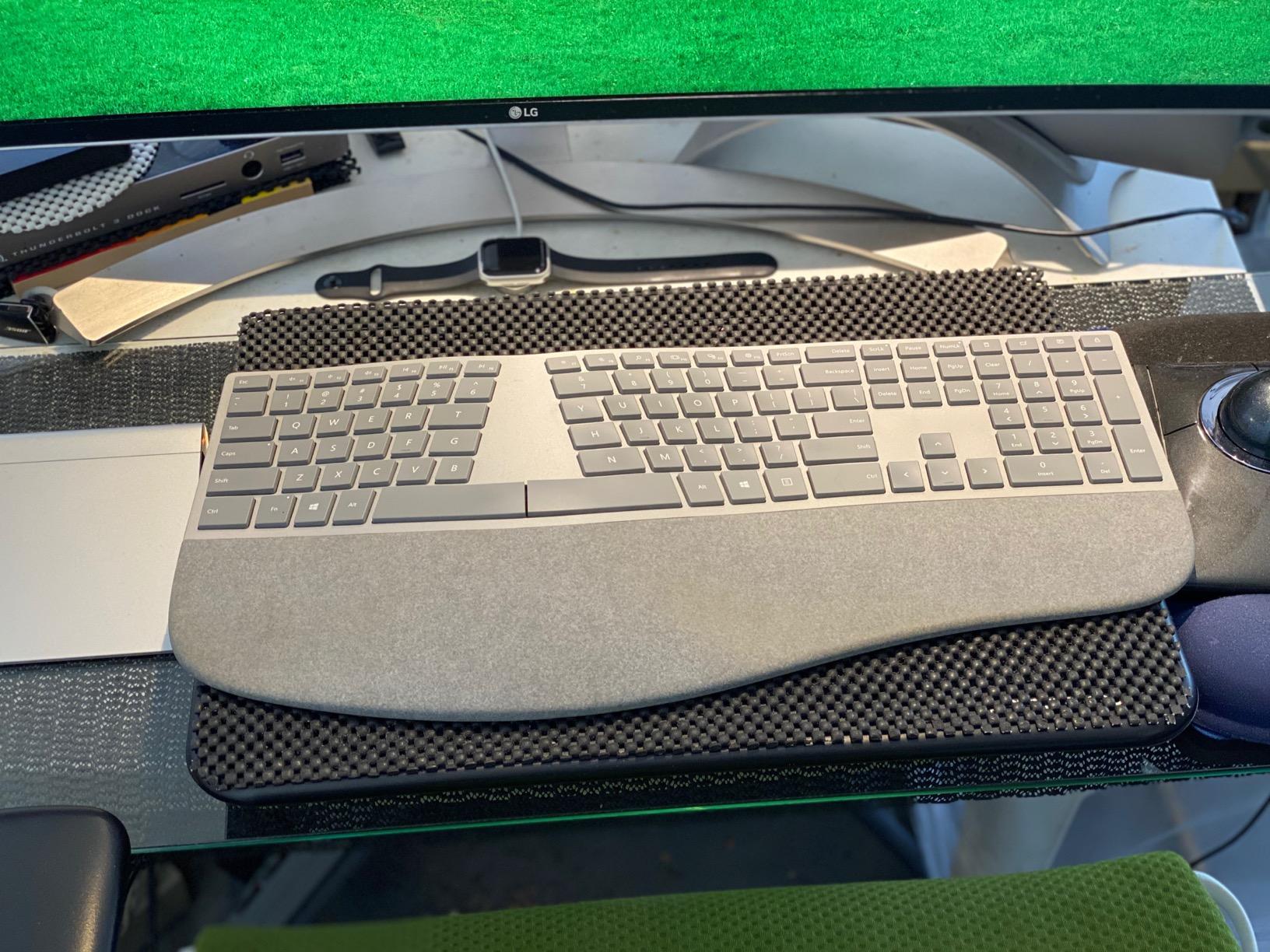 Microsoft 3RA-00022 Surface Ergonomic Wireless Keyboard, Gray customer photo 2