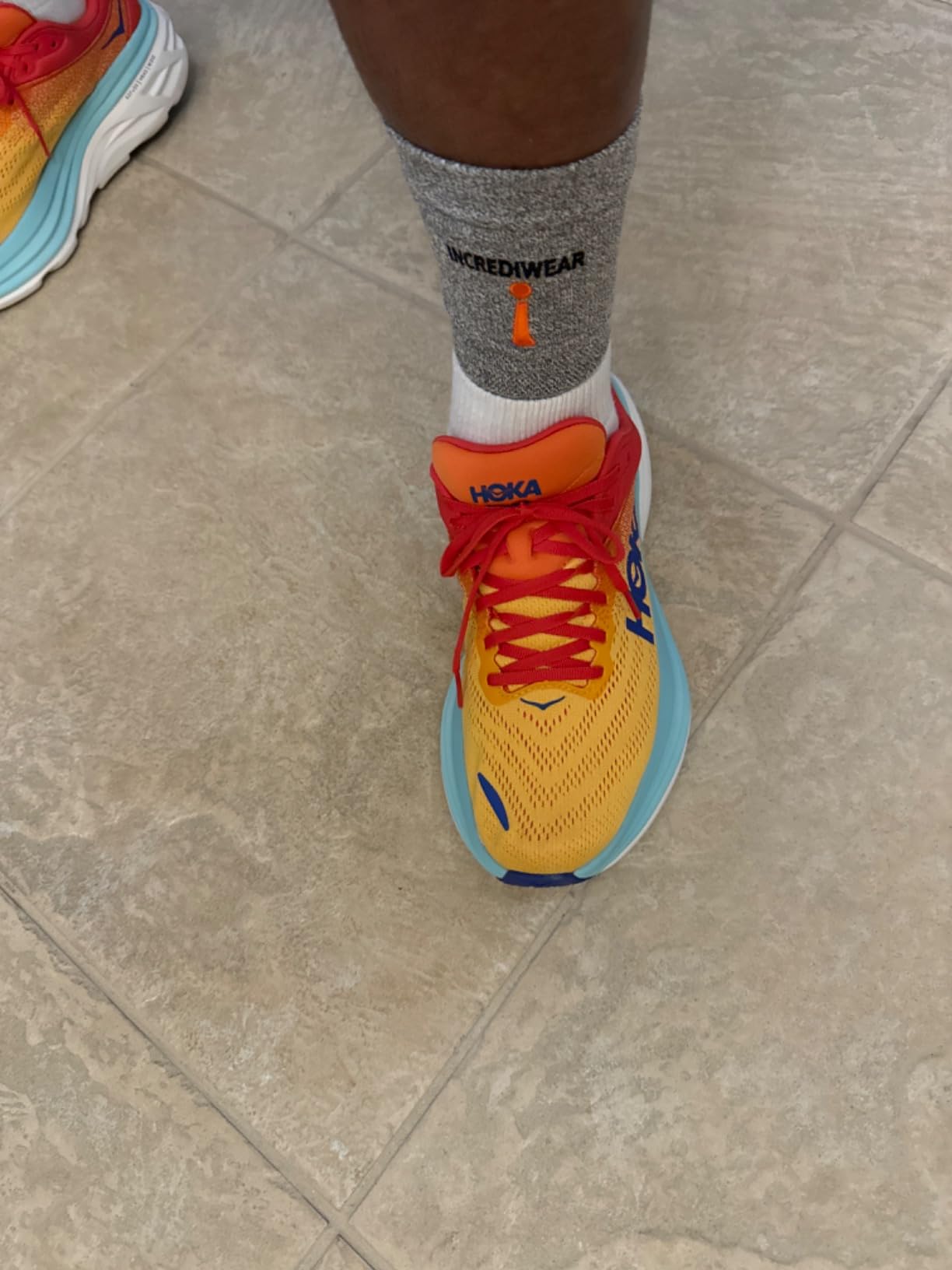 Incrediwear Ankle Sleeve - Ankle Brace for Joint Pain Relief, Sprained Ankle Support, Arthritis, Inflammation Relief, and Circulation customer photo 1