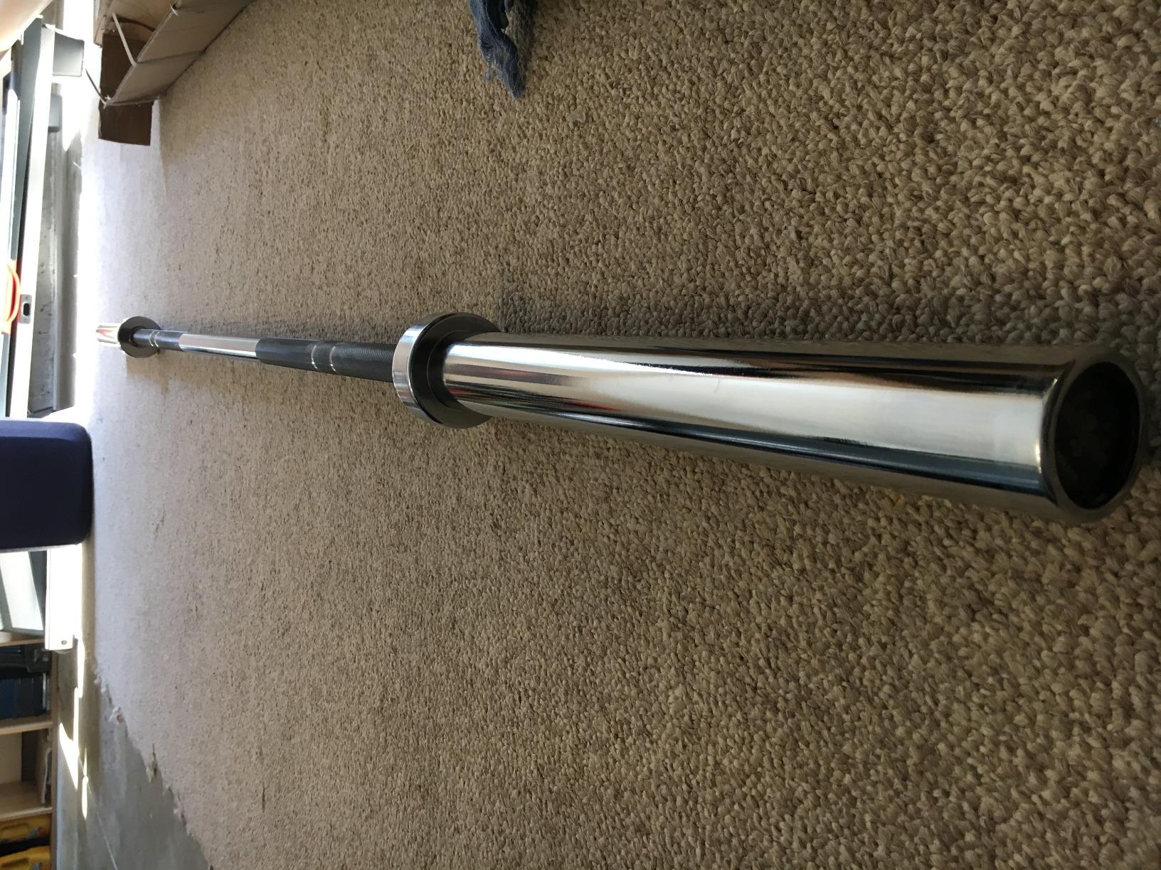 XMARK Lumberjack 7 Ft Olympic Barbell, 28mm Bar for Squat Bench Deadlift & Olympic Lifts, 1000 lb Capacity, 2-Inch Weight Bar for Home Gym customer photo 1
